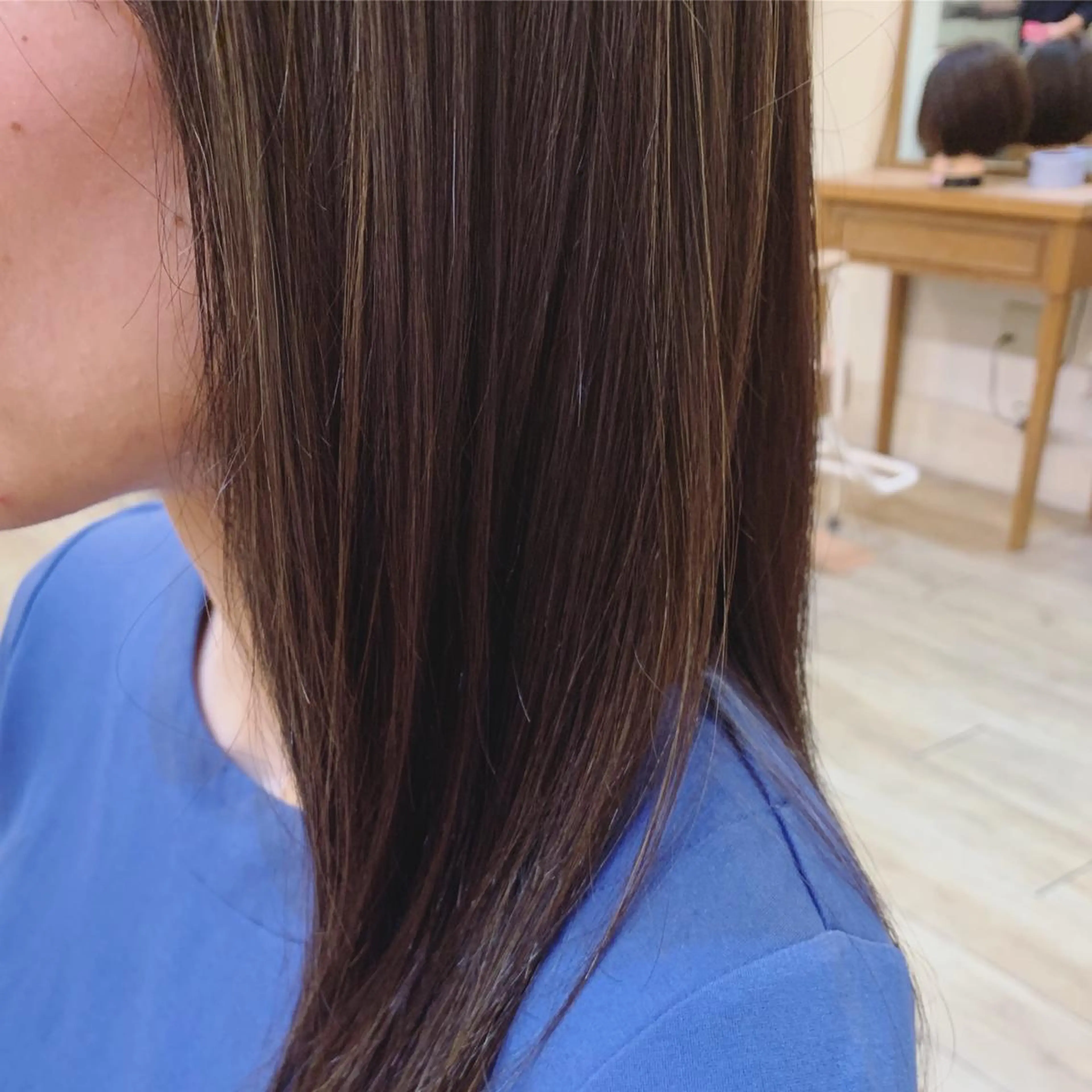 セミロング メンズ/パーマ /レディース髪質改善のヘアスタイル