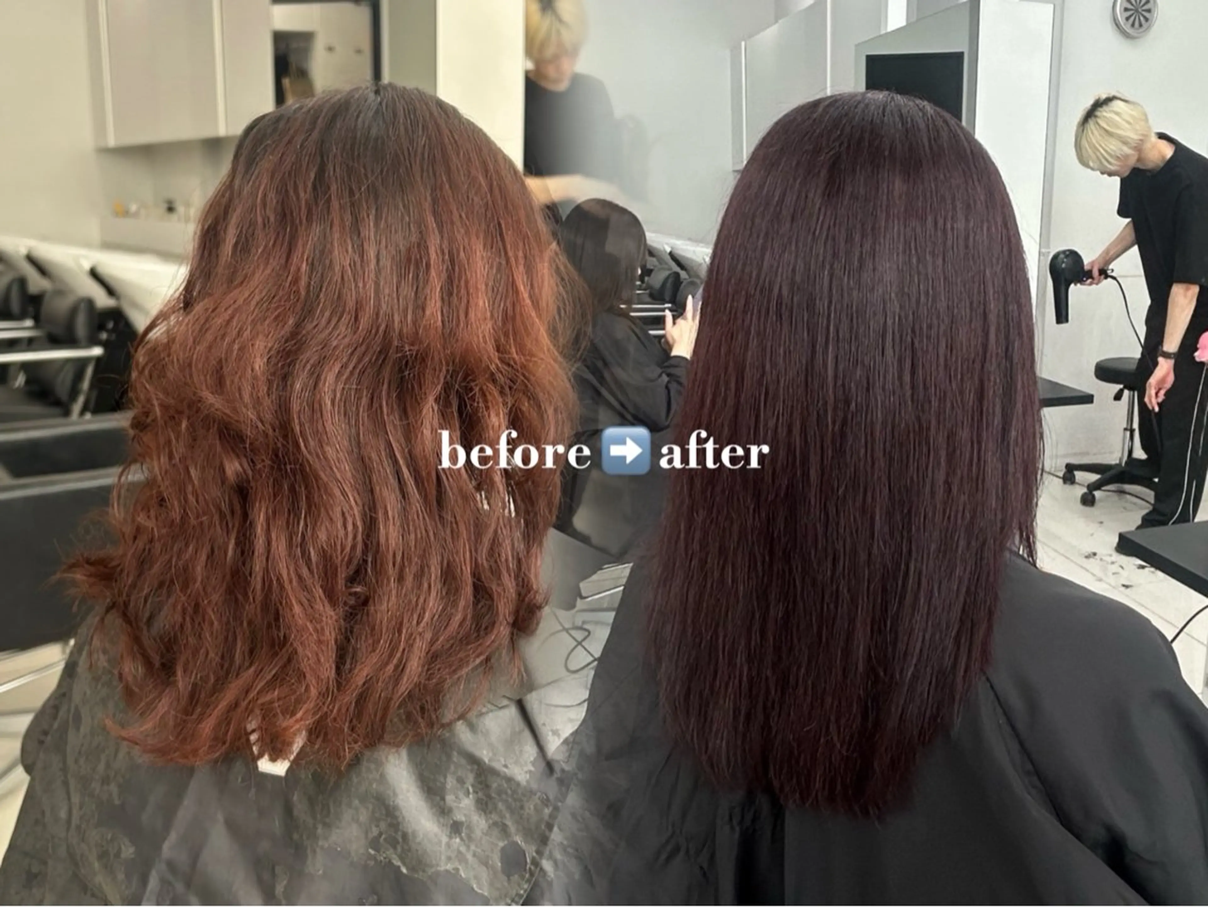 ミディアム カラー 透明感カラー 無料ワンカラーモデル 🩷ALIVE 七海のヘアスタイル