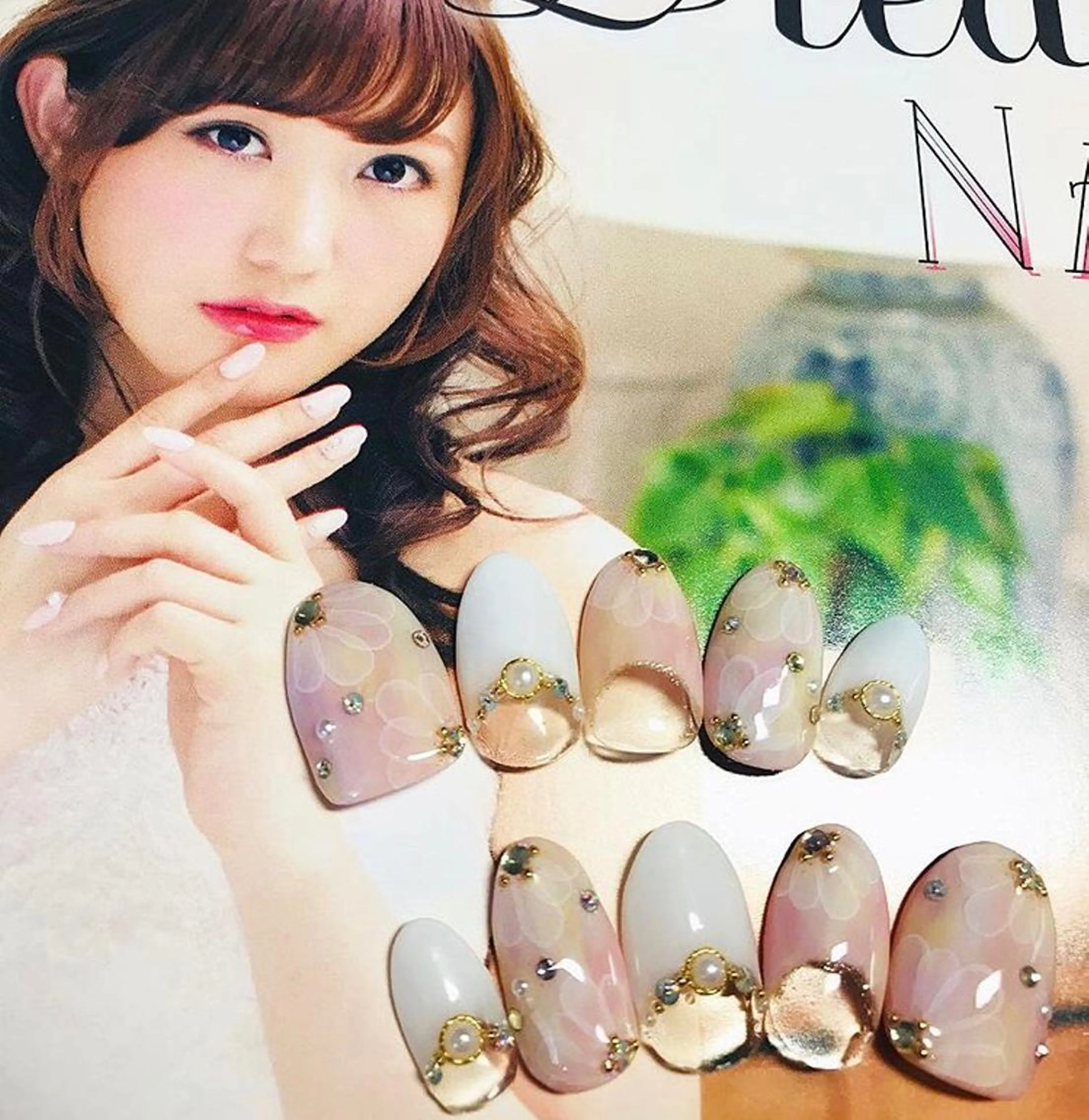 オーダーチップ💅カウンセリング☆チップ採寸☆デザイン単色カラー(3カラー)の写真