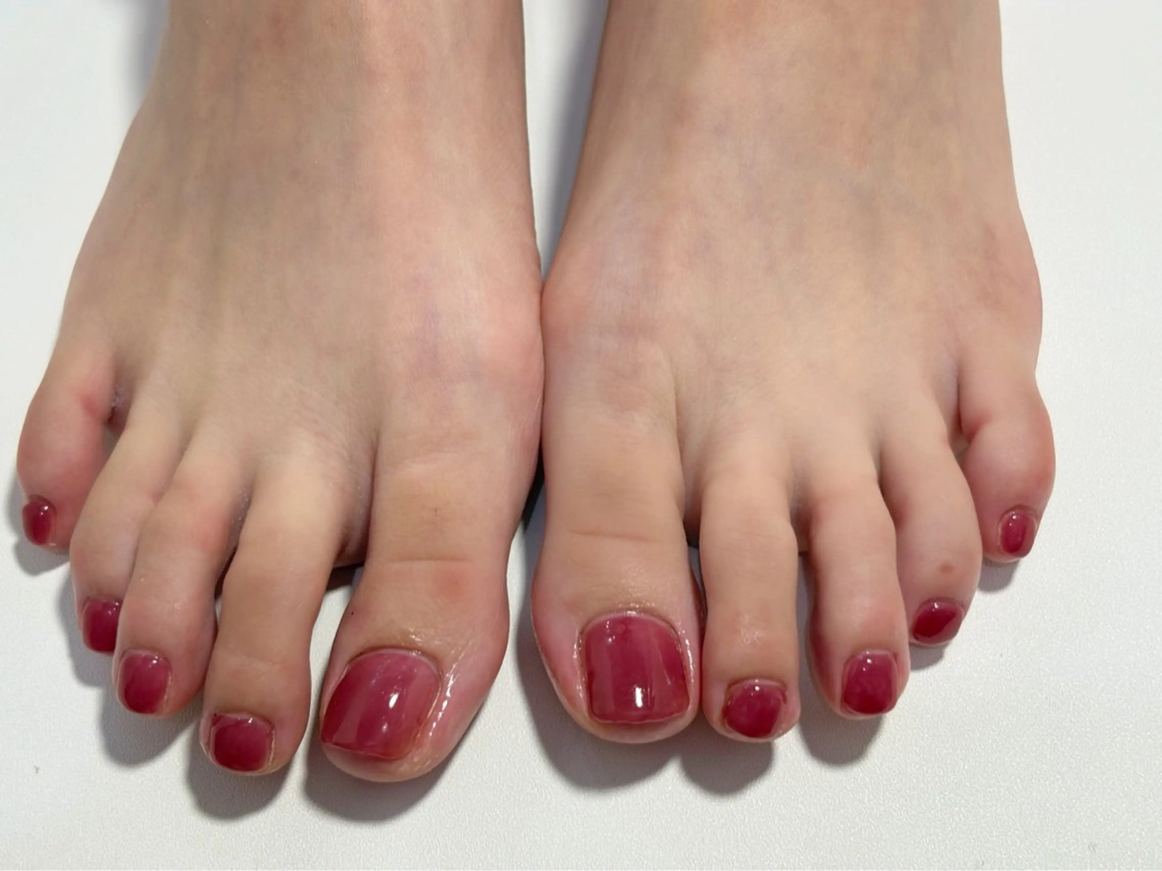 ネイル ボルドー フットネイル TREE 吉祥寺 KISHIのネイルデザイン