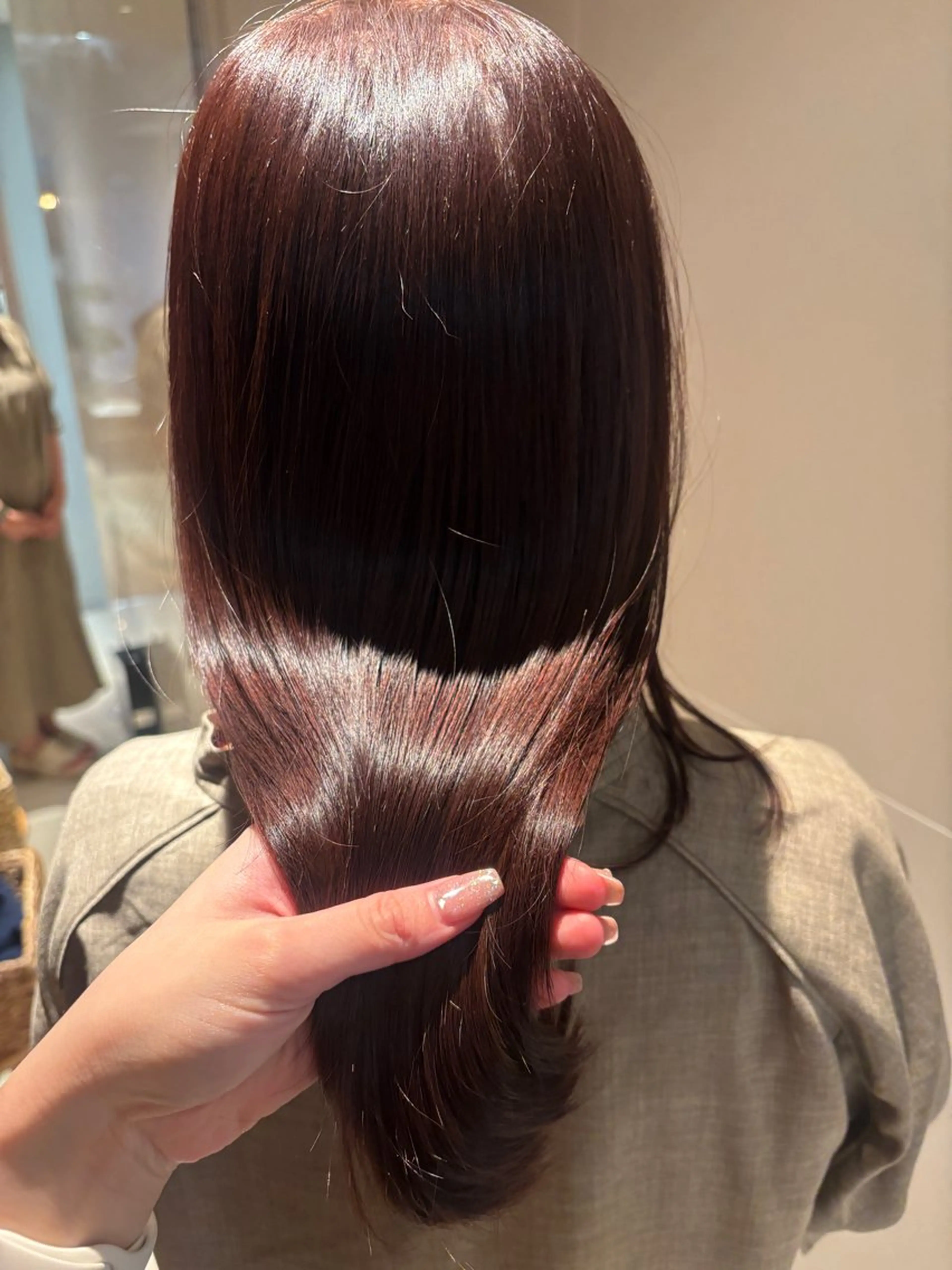 カラー ブラウンカラー 韓国風パーマ/ オリーブ🇰🇷あゆのヘアスタイル