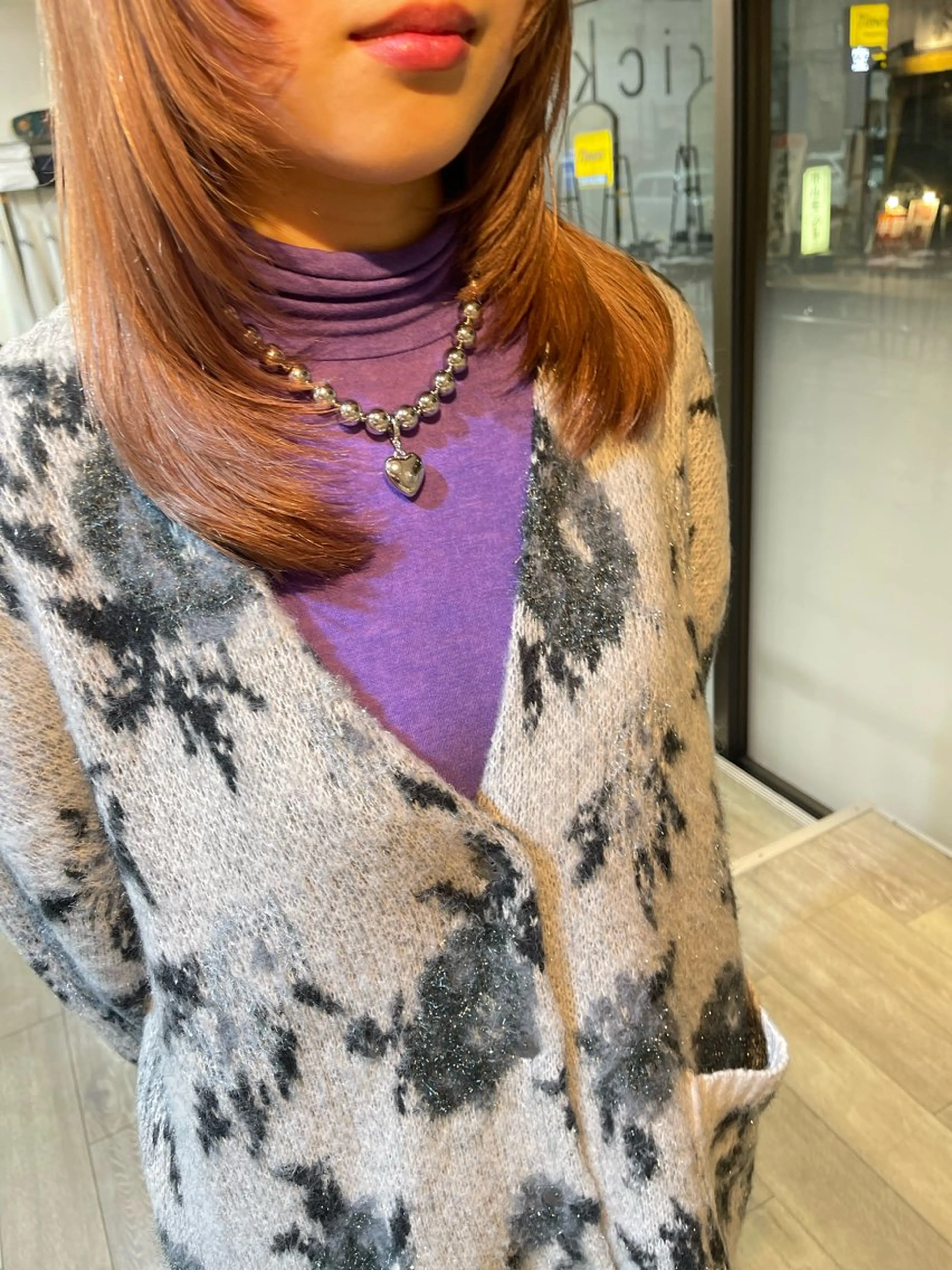 ミディアム 米元 春奈のヘアスタイル