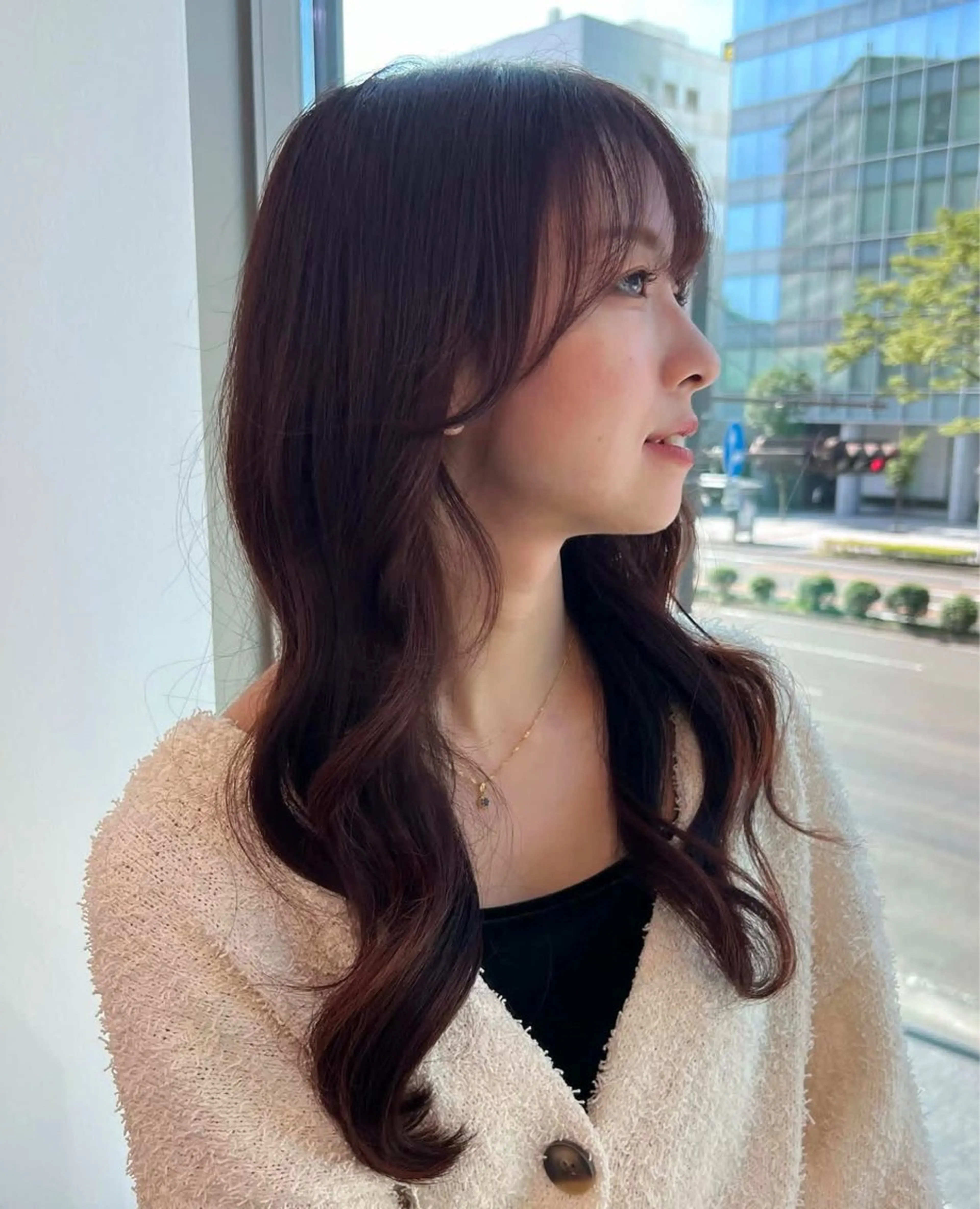 セミロング 加納千華 /ボブ/ぱつっとボブのヘアスタイル