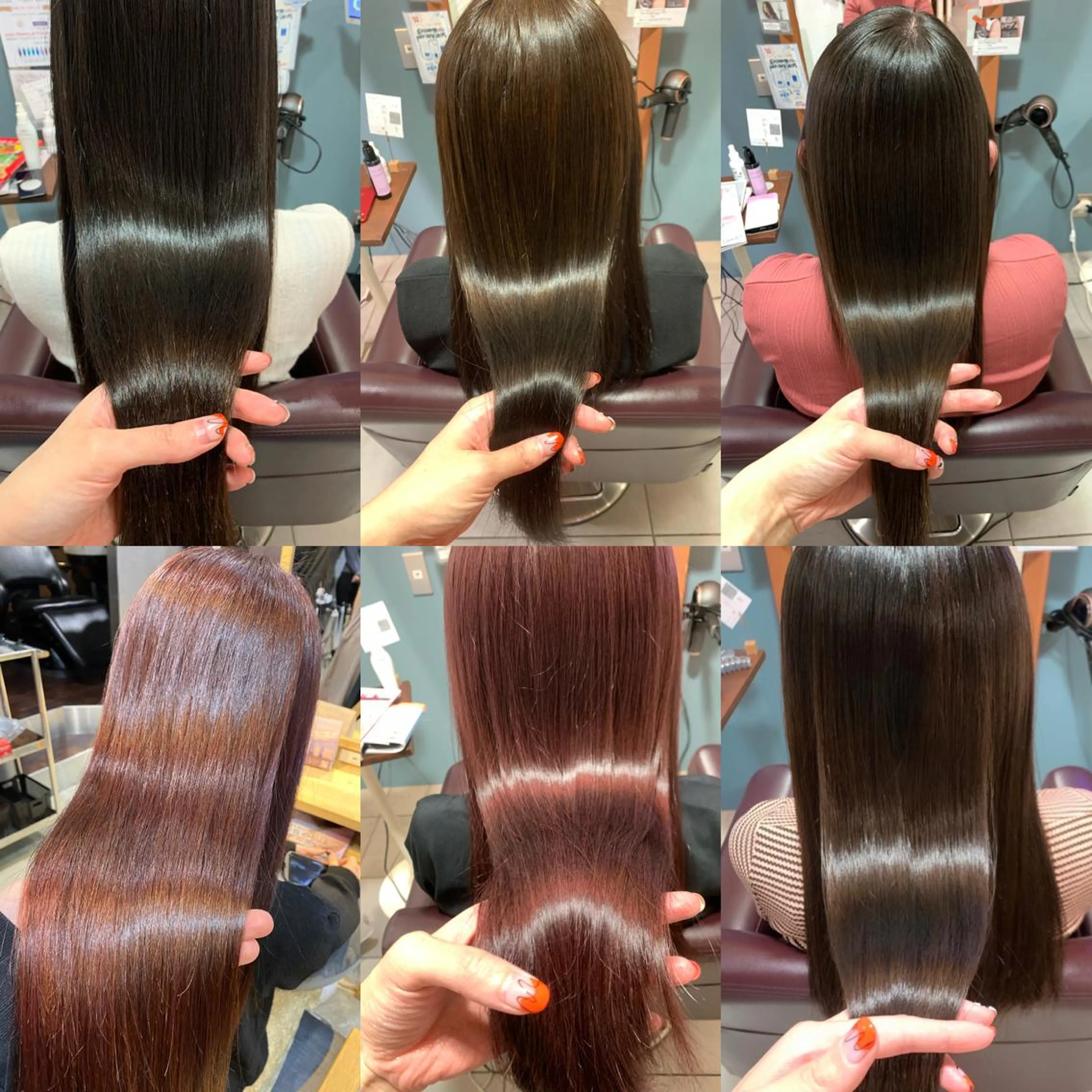 ロング カラー パーマ 縮毛矯正 傷ませない縮毛矯正／ 吉岡 美江のヘアスタイル