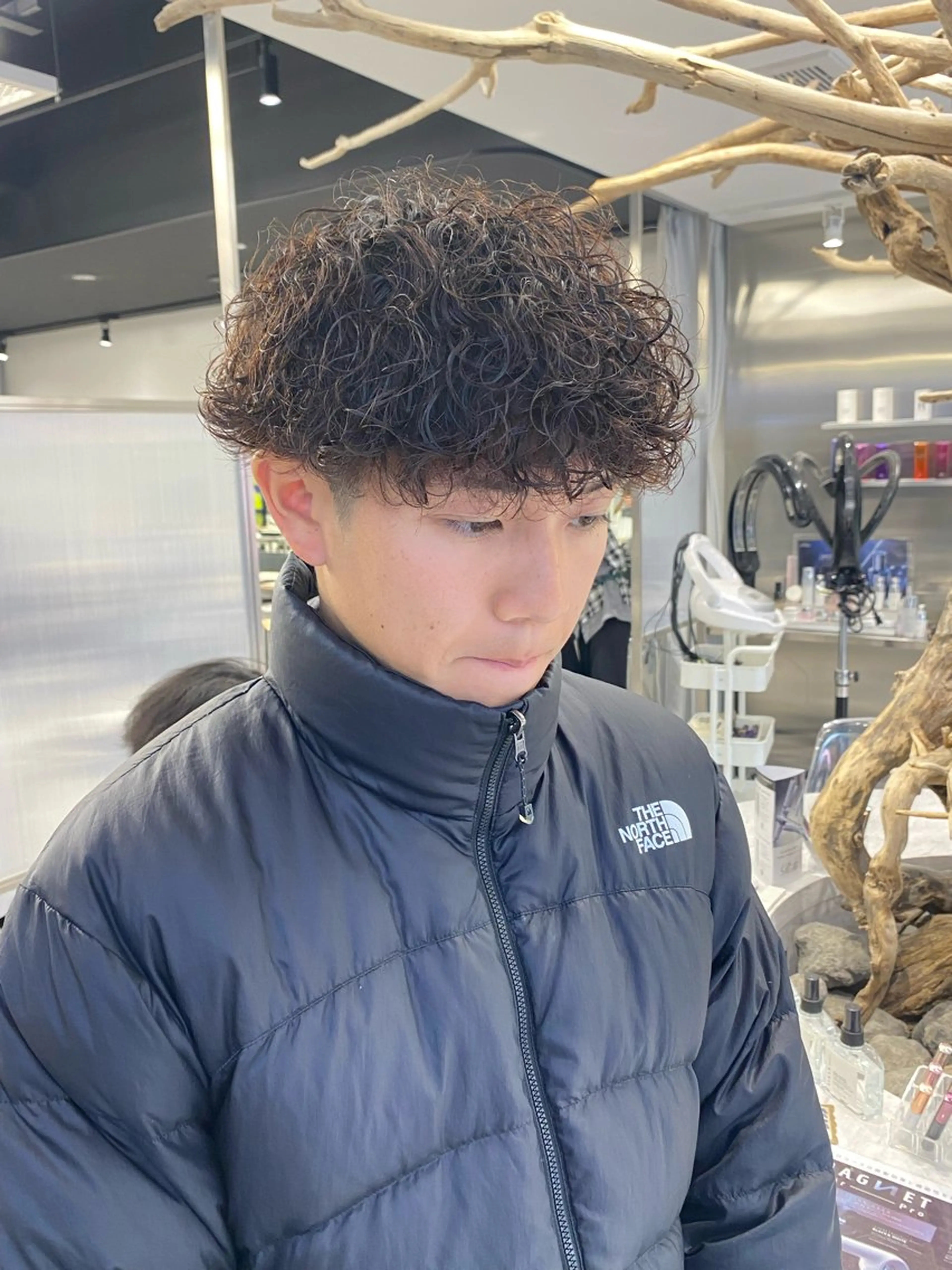 パーマ メンズ カット パーマ シャドウパーマ/ ルーズパーマ/メンズのヘアスタイル