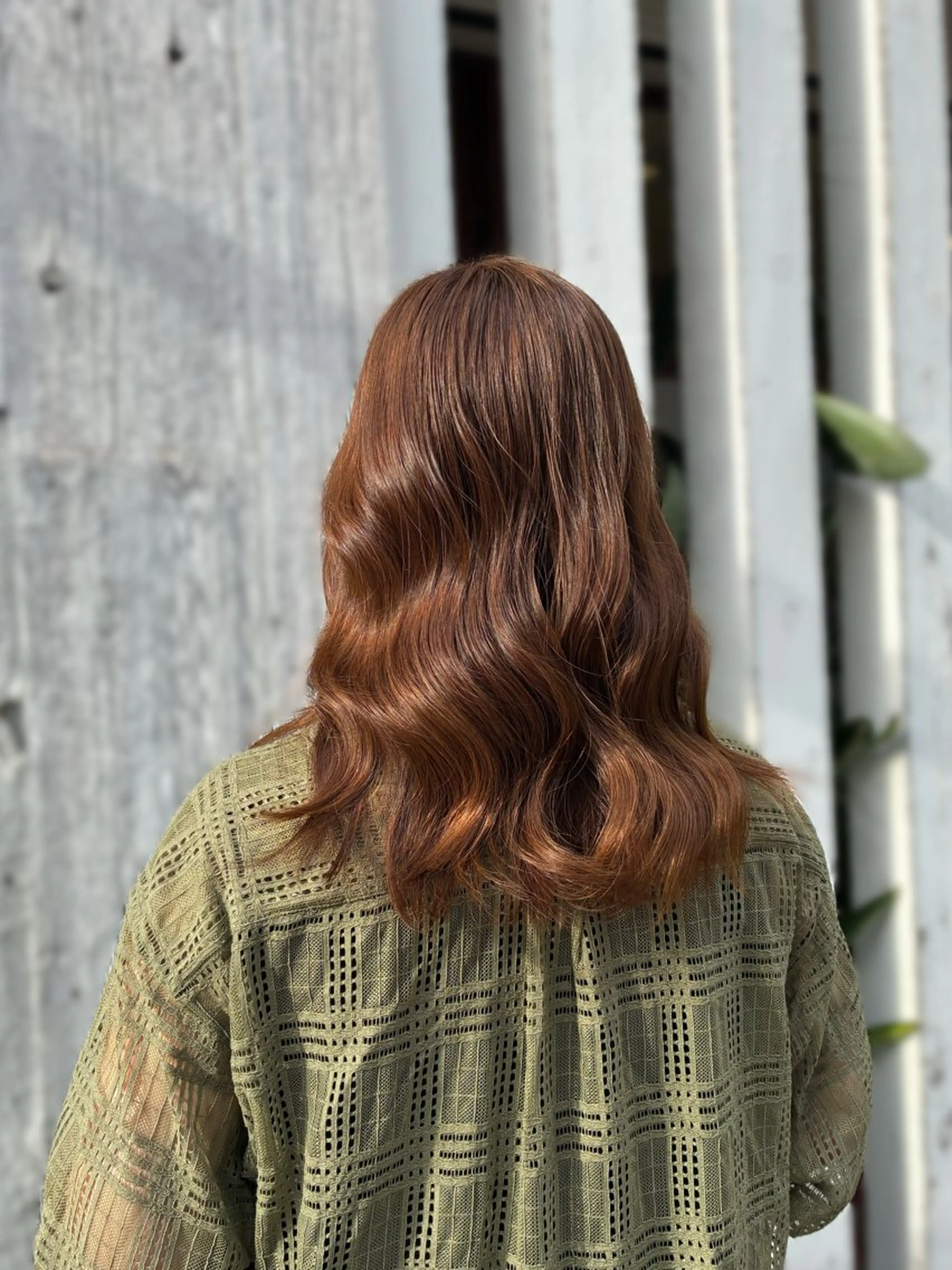 ミディアム カラー ベージュカラー オリーブベージュ ヘアカラー トリートメント 梅原 姫🍬🐰のヘアスタイル