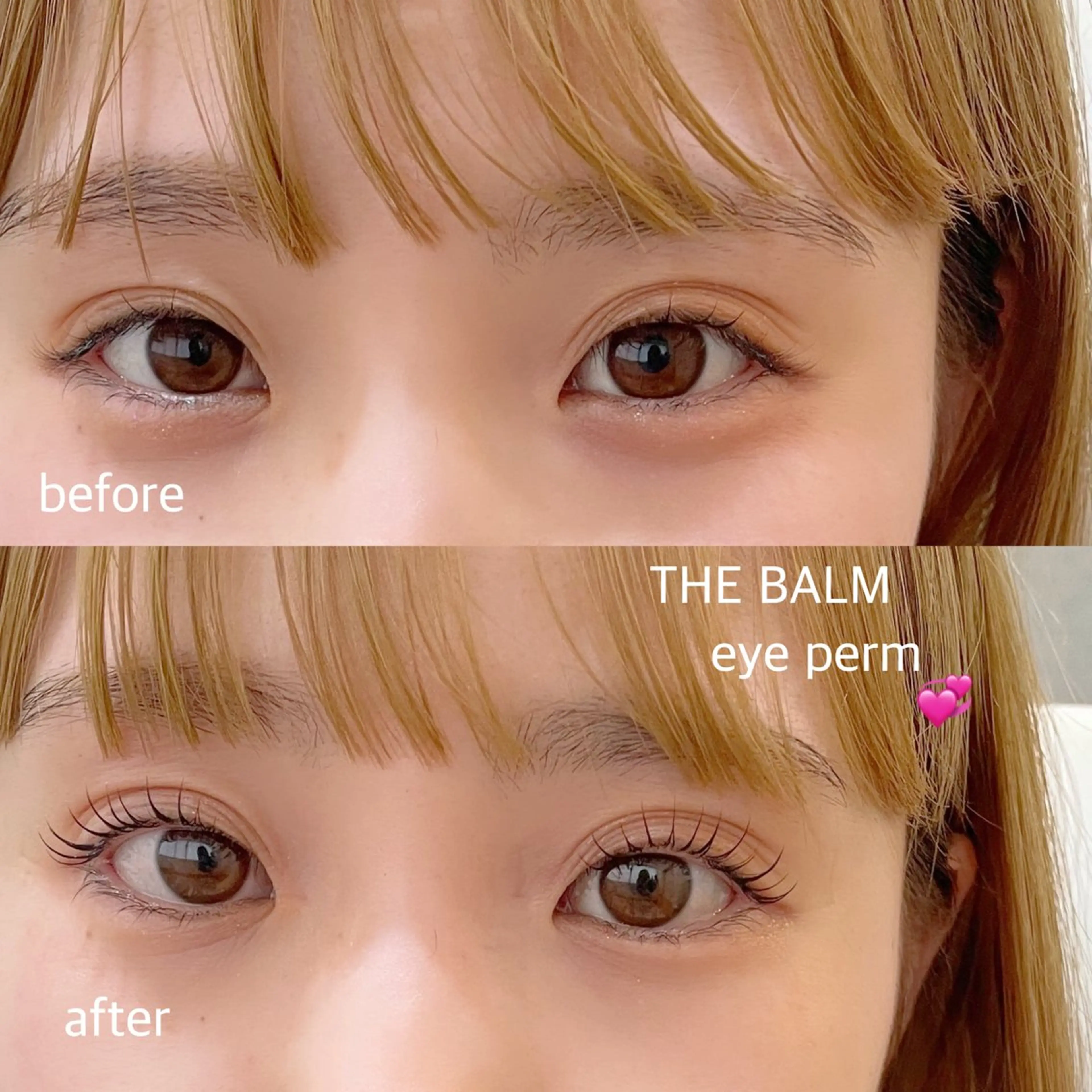 マツエク・マツパ THE BALM three🌼本名のマツエク・マツパデザイン