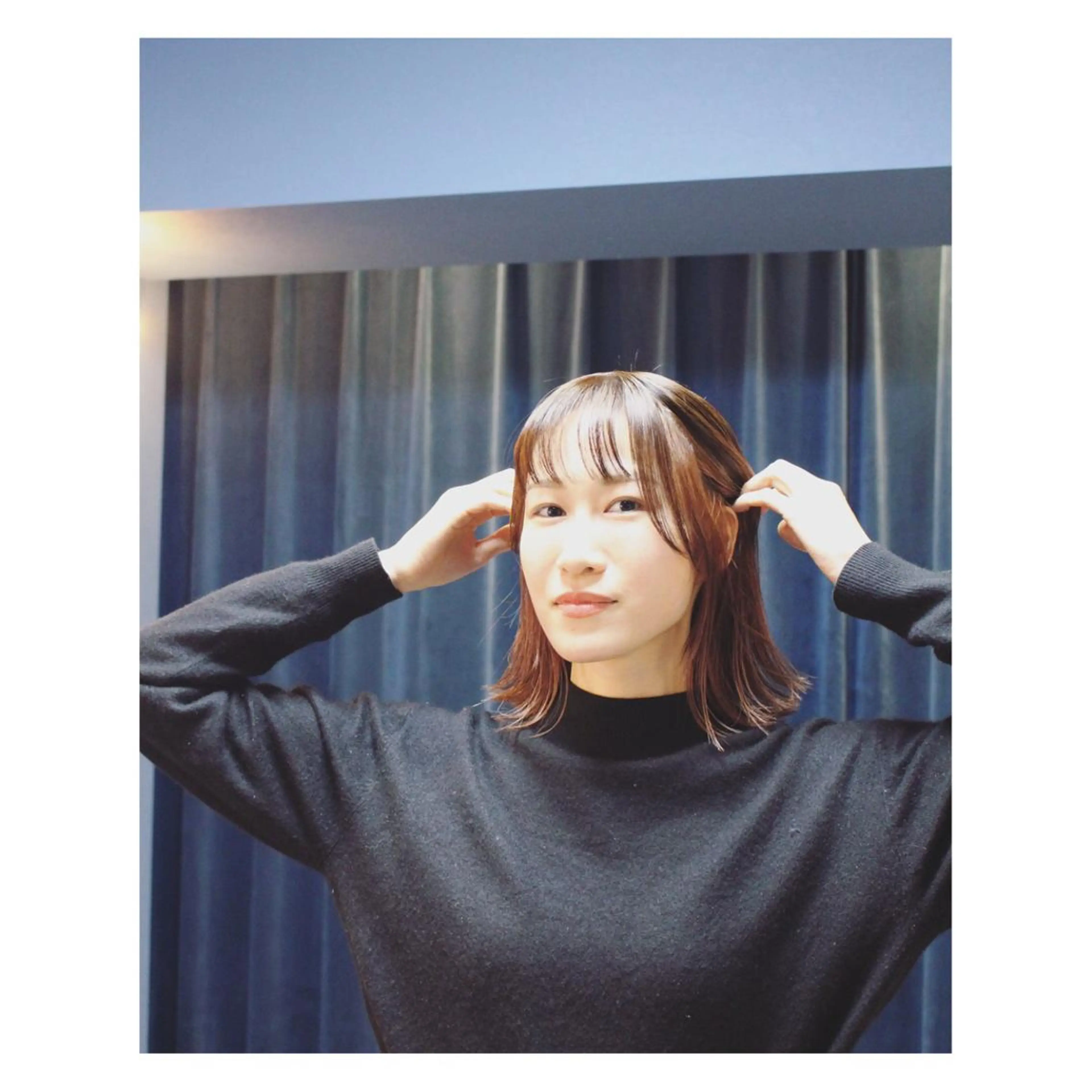 ミディアム カラー カット ヘアカラー トリートメント 中野 誠子のヘアスタイル
