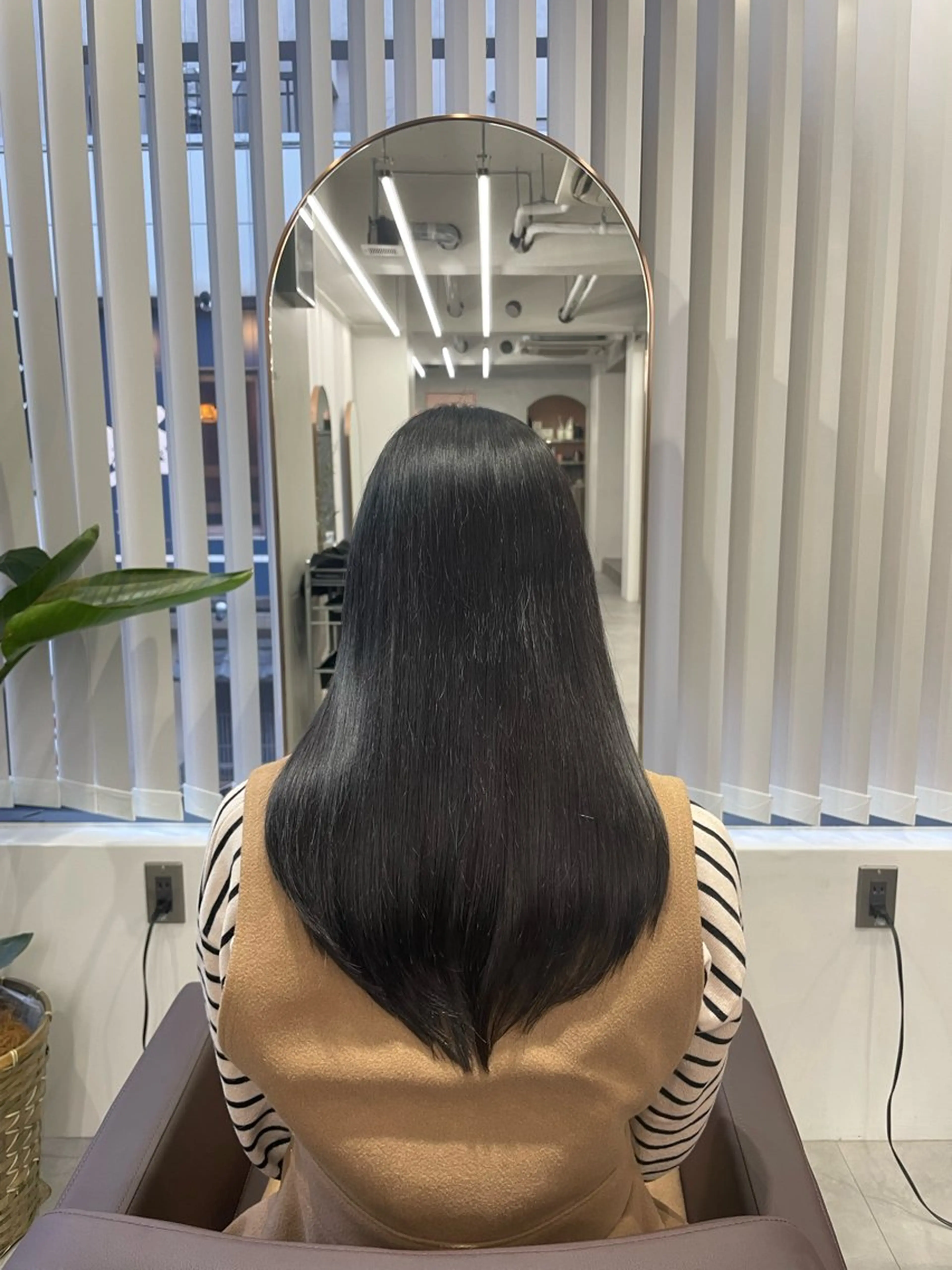 ロング ヘアカラー トリートメント 川中 あいかのヘアスタイル