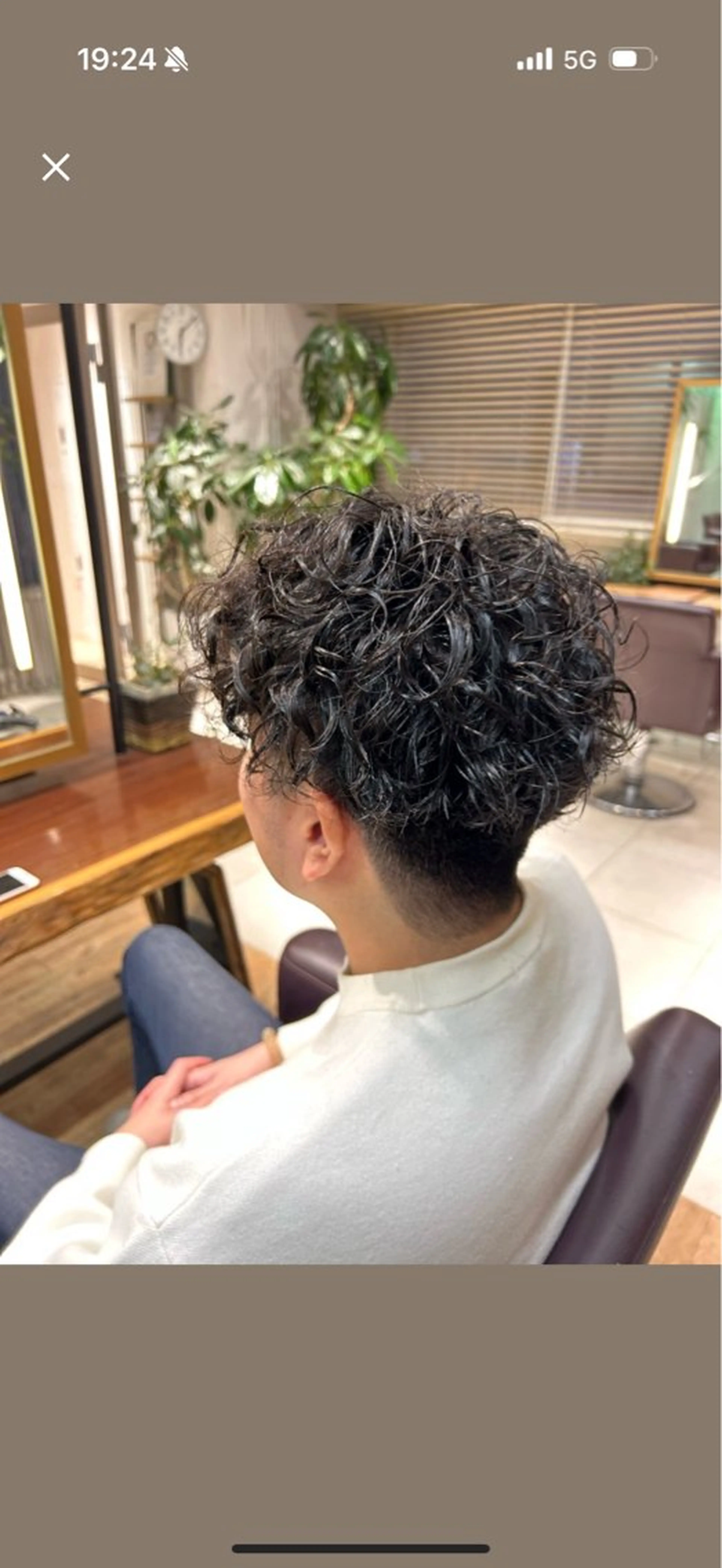 メンズ カット パーマ 🦋Misaki🦋 メンズパーマ/着付けのヘアスタイル