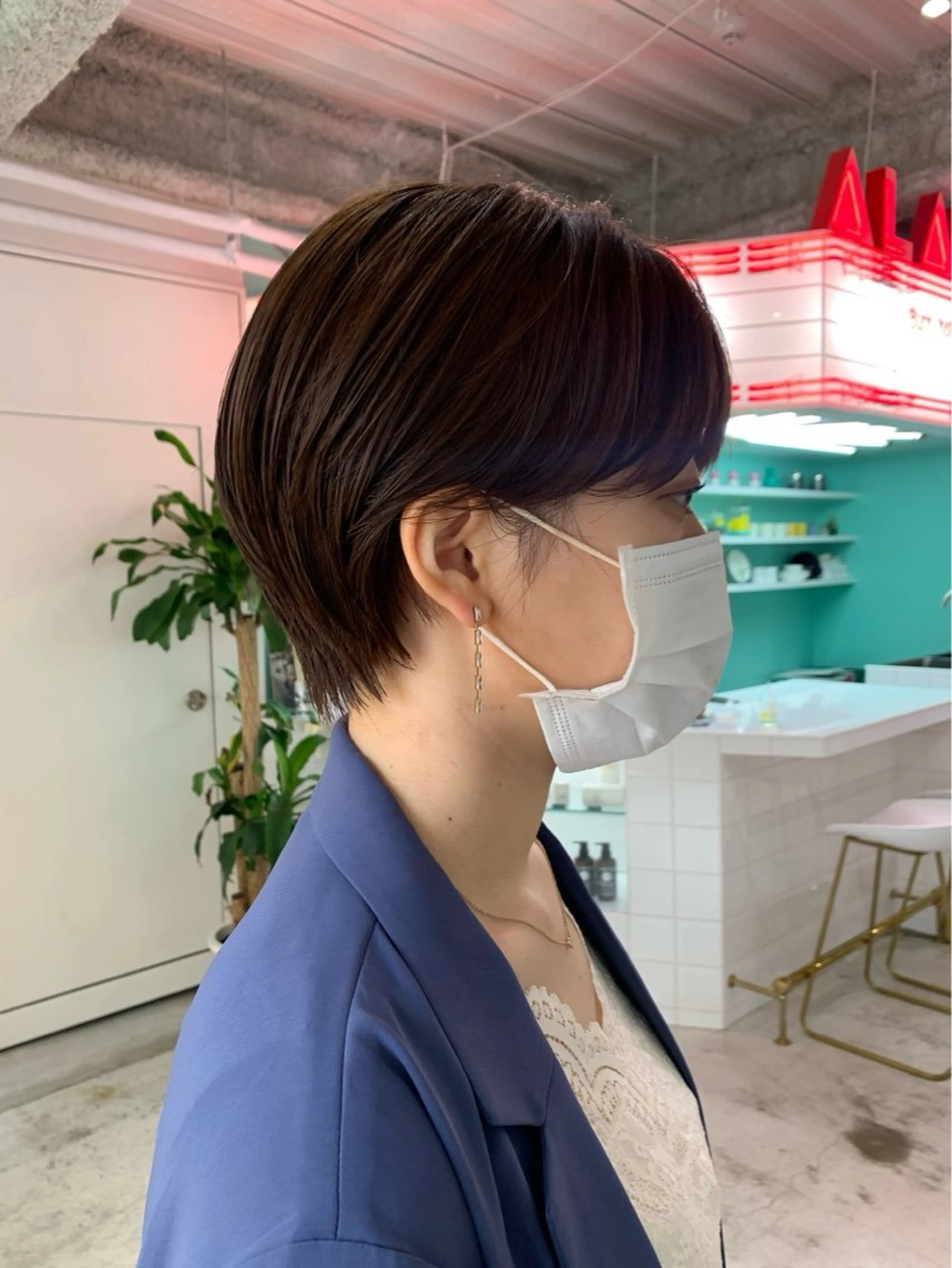 ショート 🧤高明度ハイトーン 🧤莉音のヘアスタイル