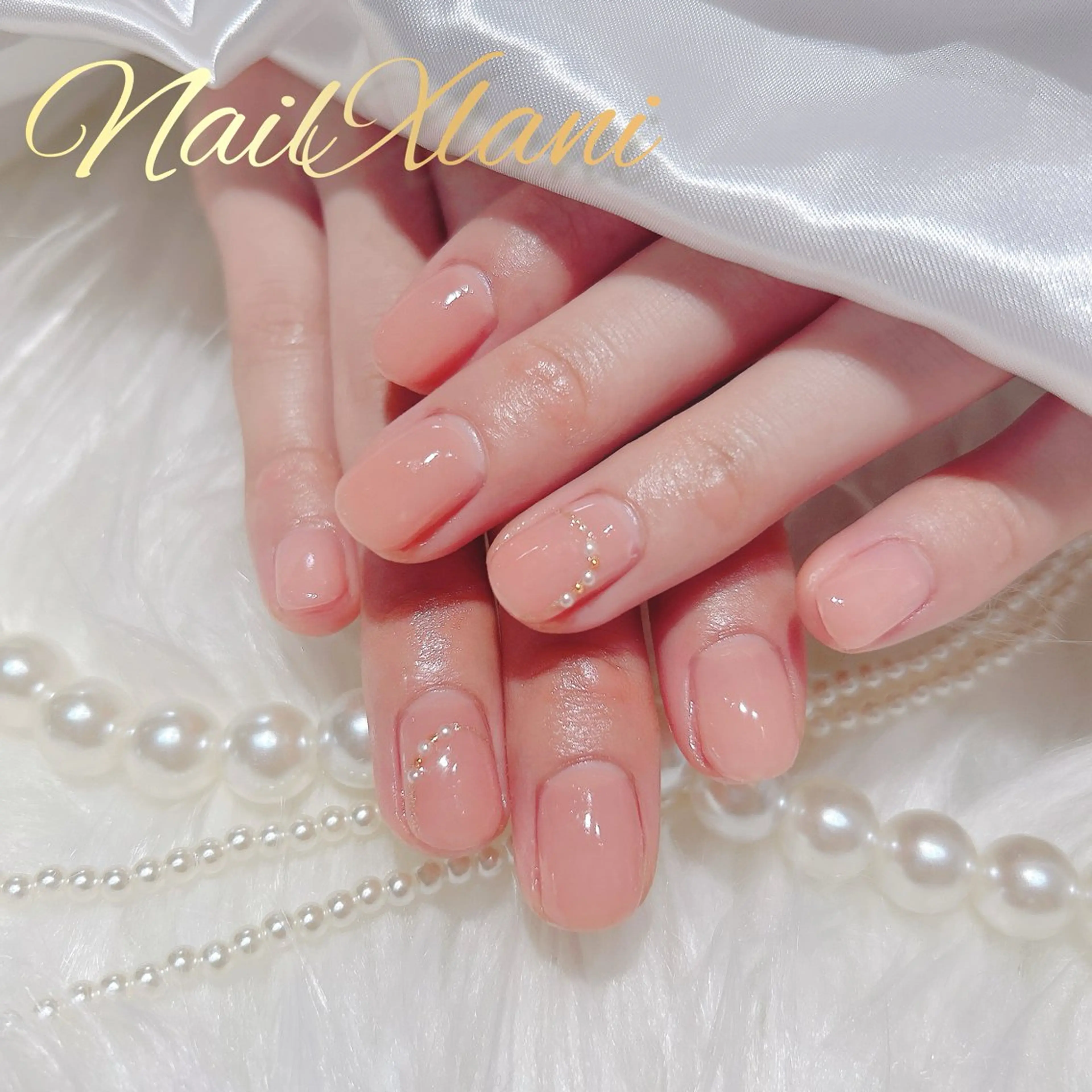 ネイル フットネイル ジェルネイル マグネットネイル パラジェル ハンドネイル Nail×Lani 深爪矯正対応◎のネイルデザイン