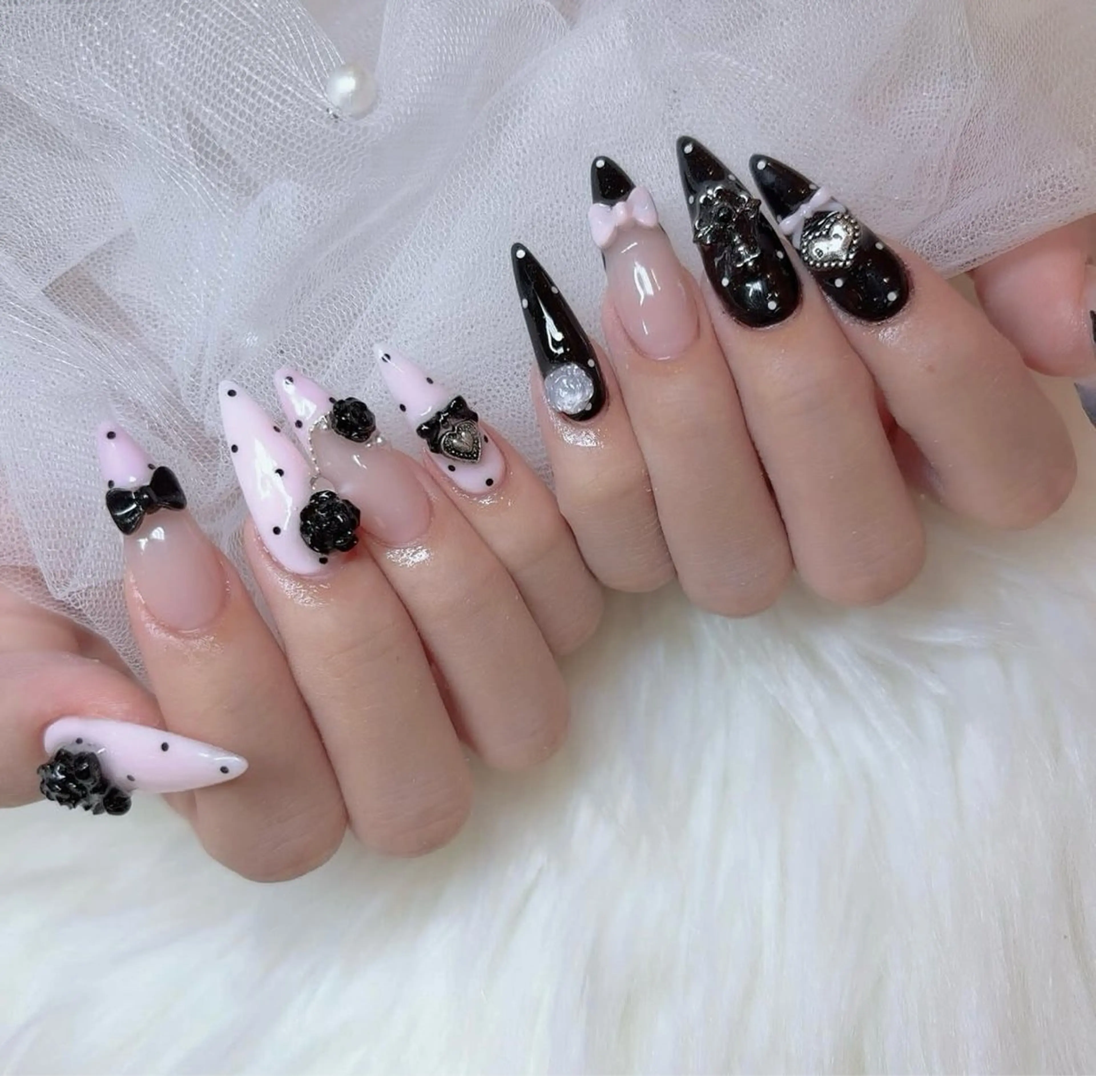 ネイル 韓国ネイル 持ち込み ニュアンスネイル ネイルチップ ハンドネイル TABI ANA.CHUOのネイルデザイン