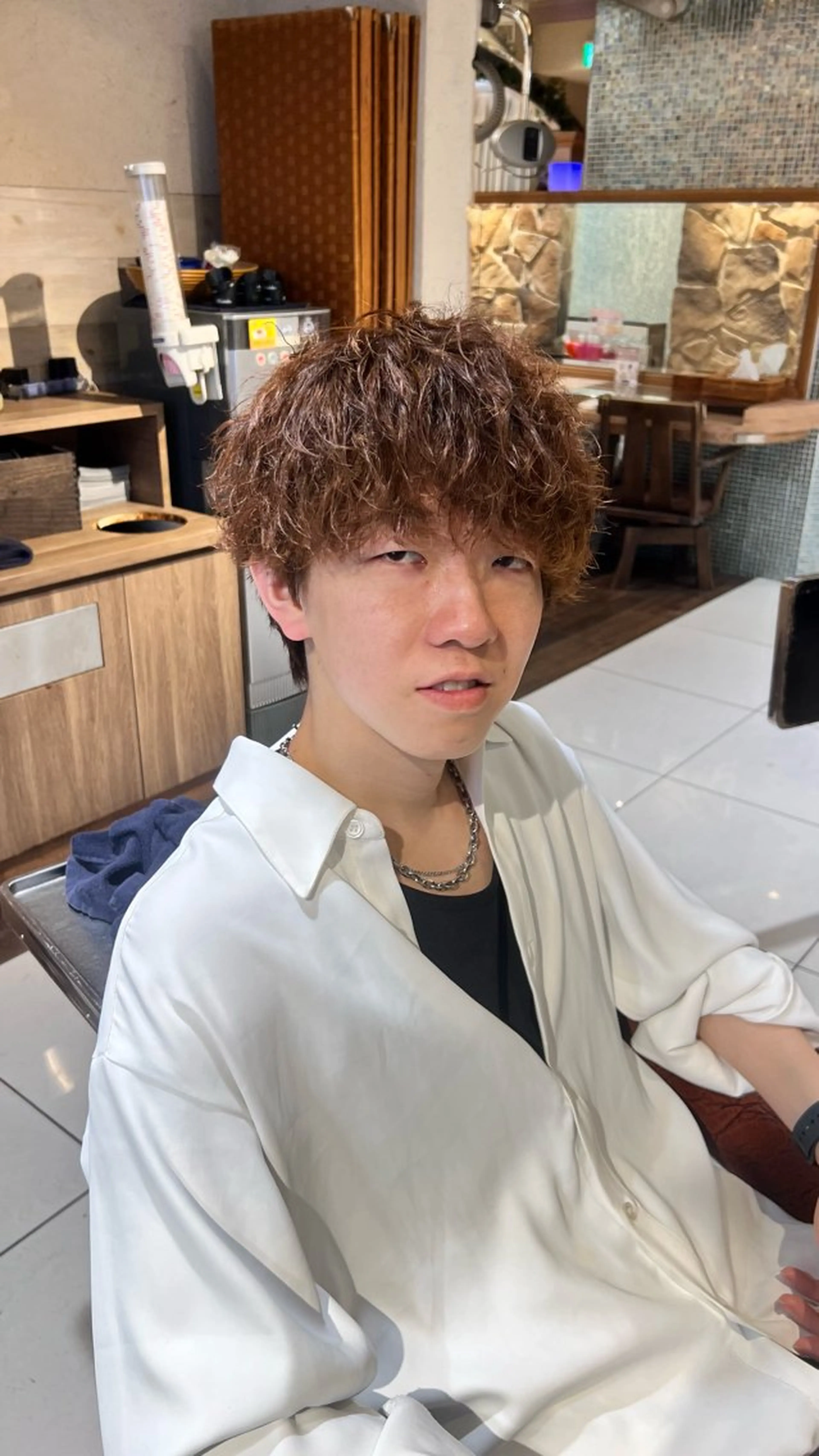 パーマ メンズ カット 新宿/メンズパーマ/ メンズ特化/和田瑞生のヘアスタイル