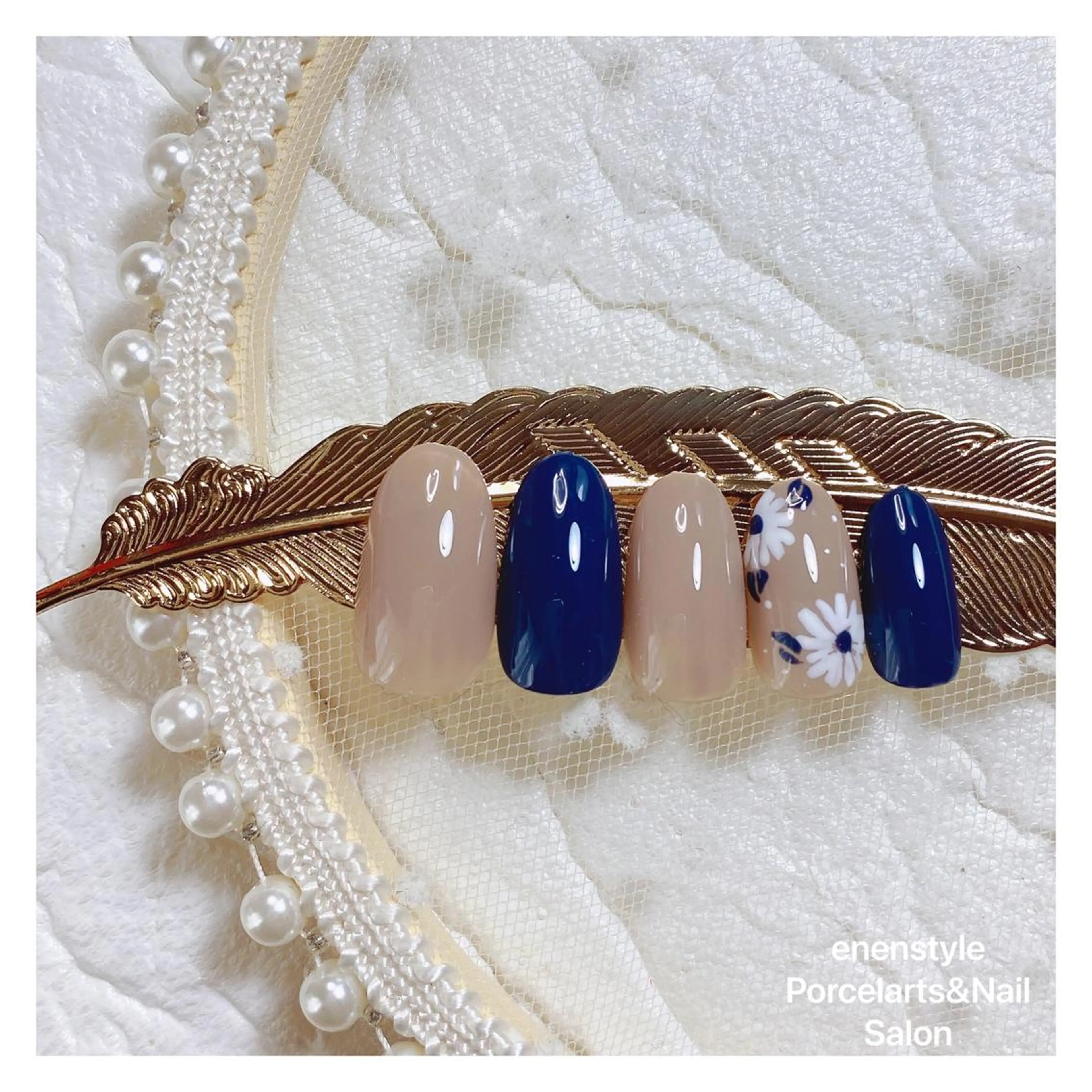 ミディアム ネイル ハンドネイル 👑enen style👑のネイルデザイン