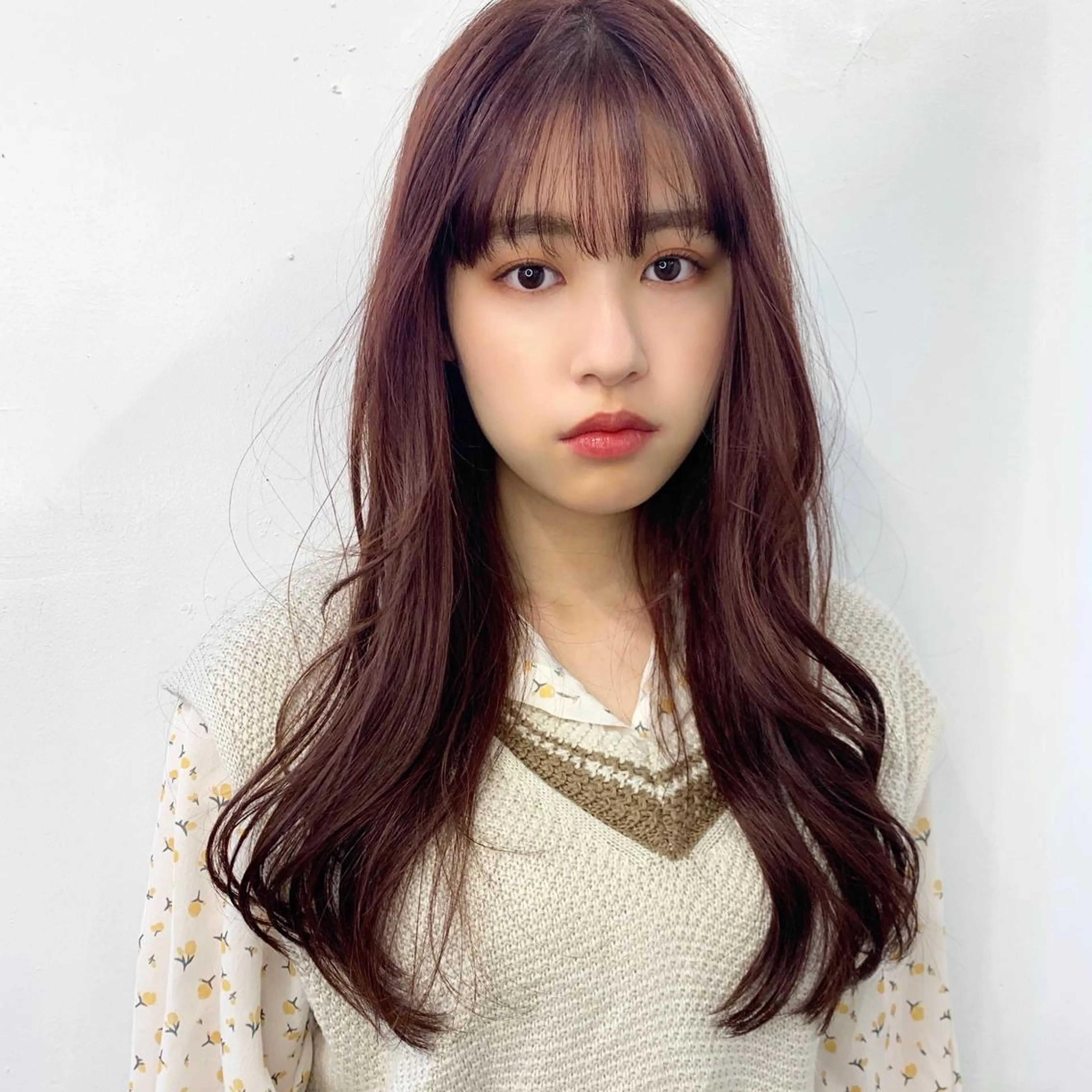 ロング カラー 韓国風ヘア Sana / 韓国ヘア / カラーのヘアスタイル