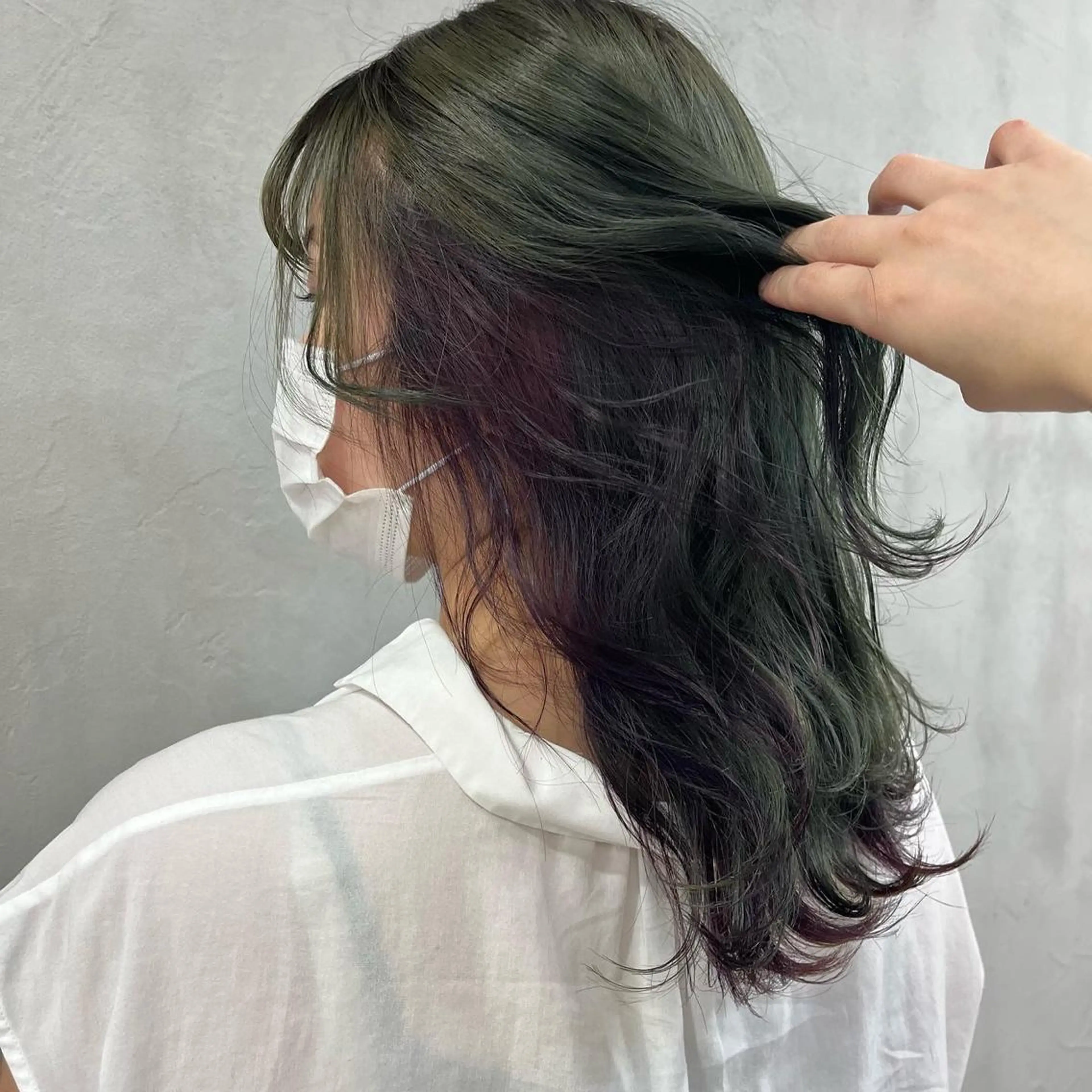 セミロング カラー 🫧tomoka 透明感カラー🫧のヘアスタイル