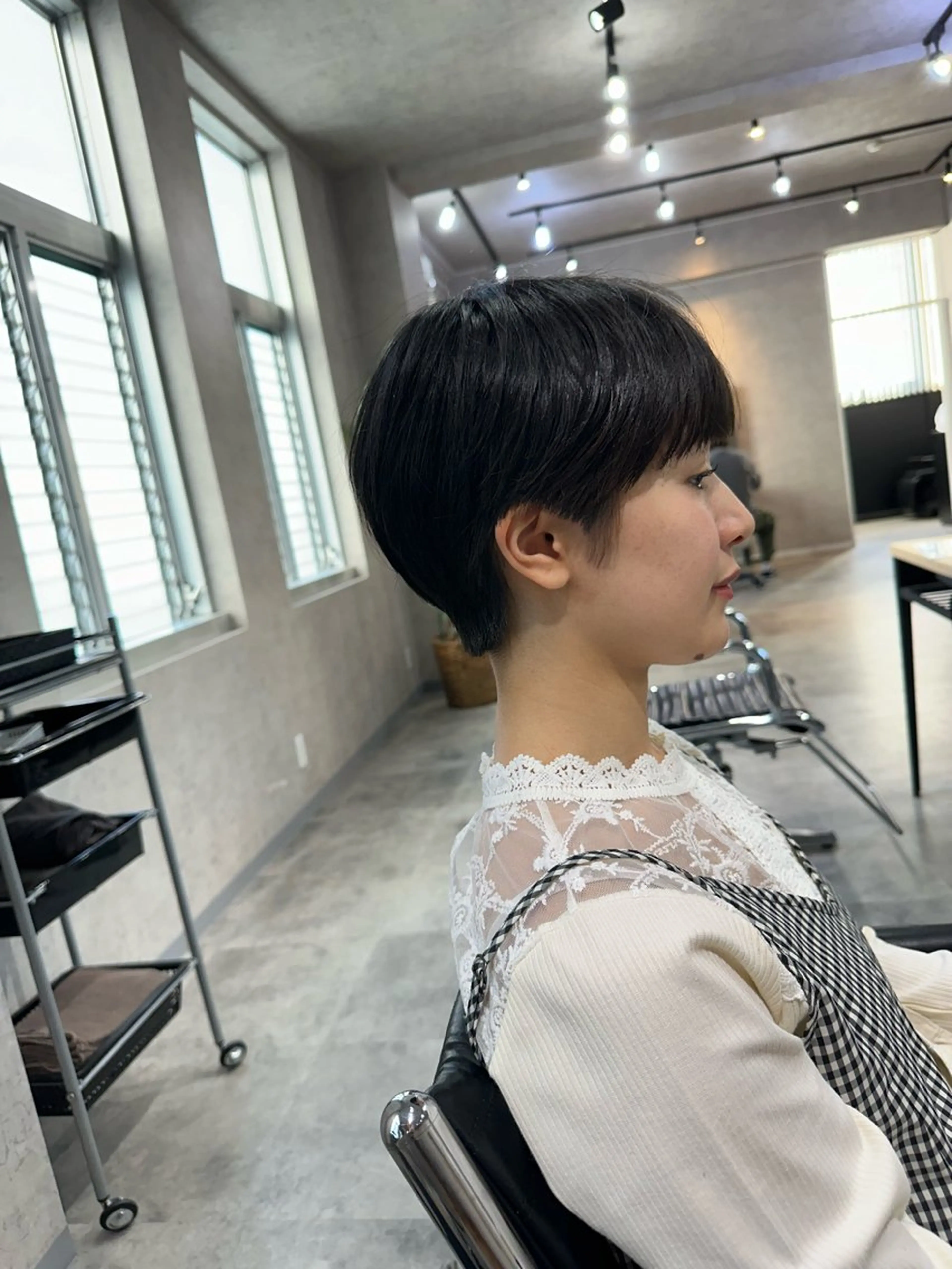 ショート 【縮毛矯正髪質改善】 中山健太のヘアスタイル