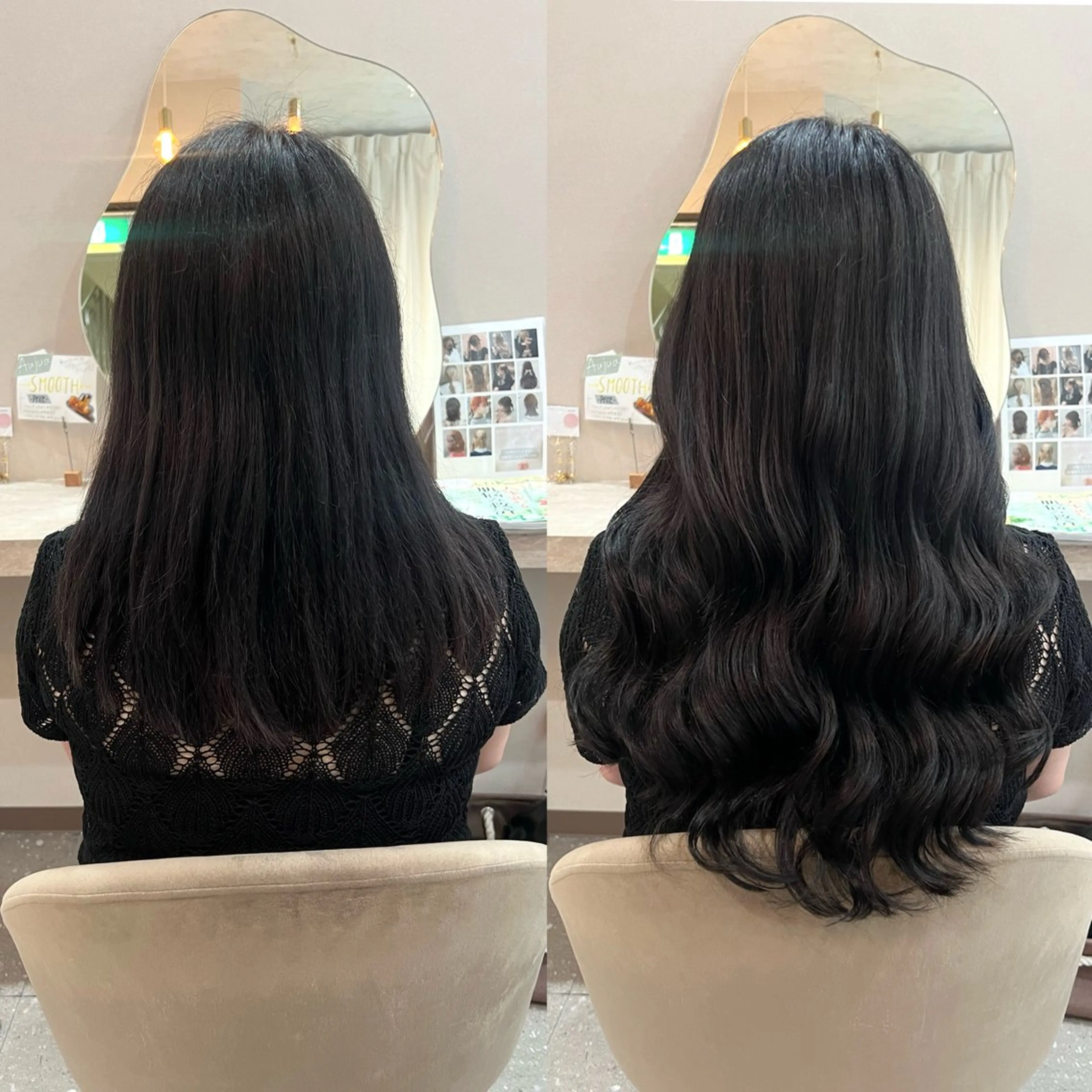 ミディアム Mila misakiのヘアスタイル