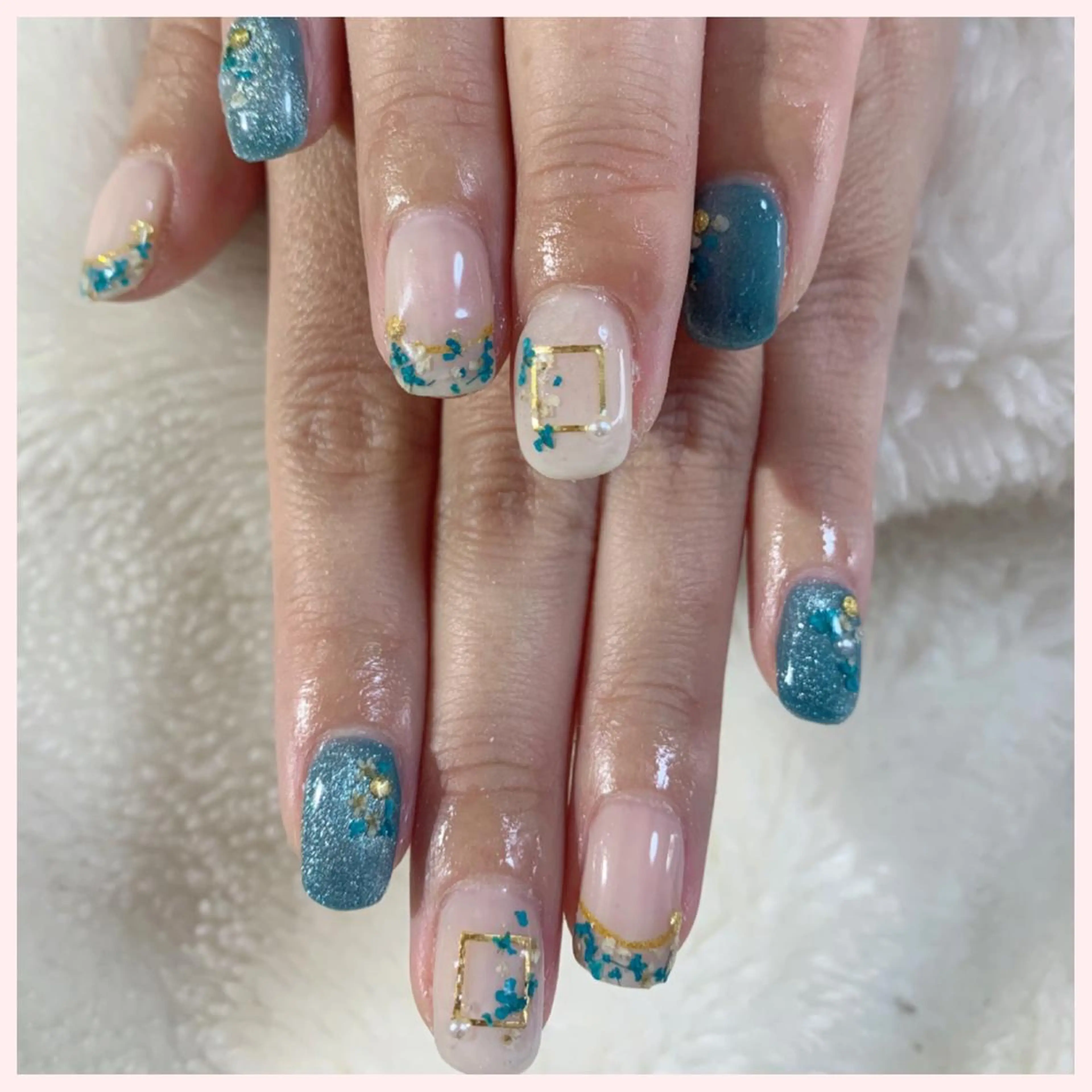 ネイル マグネットネイル ハンドネイル Ogasawara Tokikaのネイルデザイン