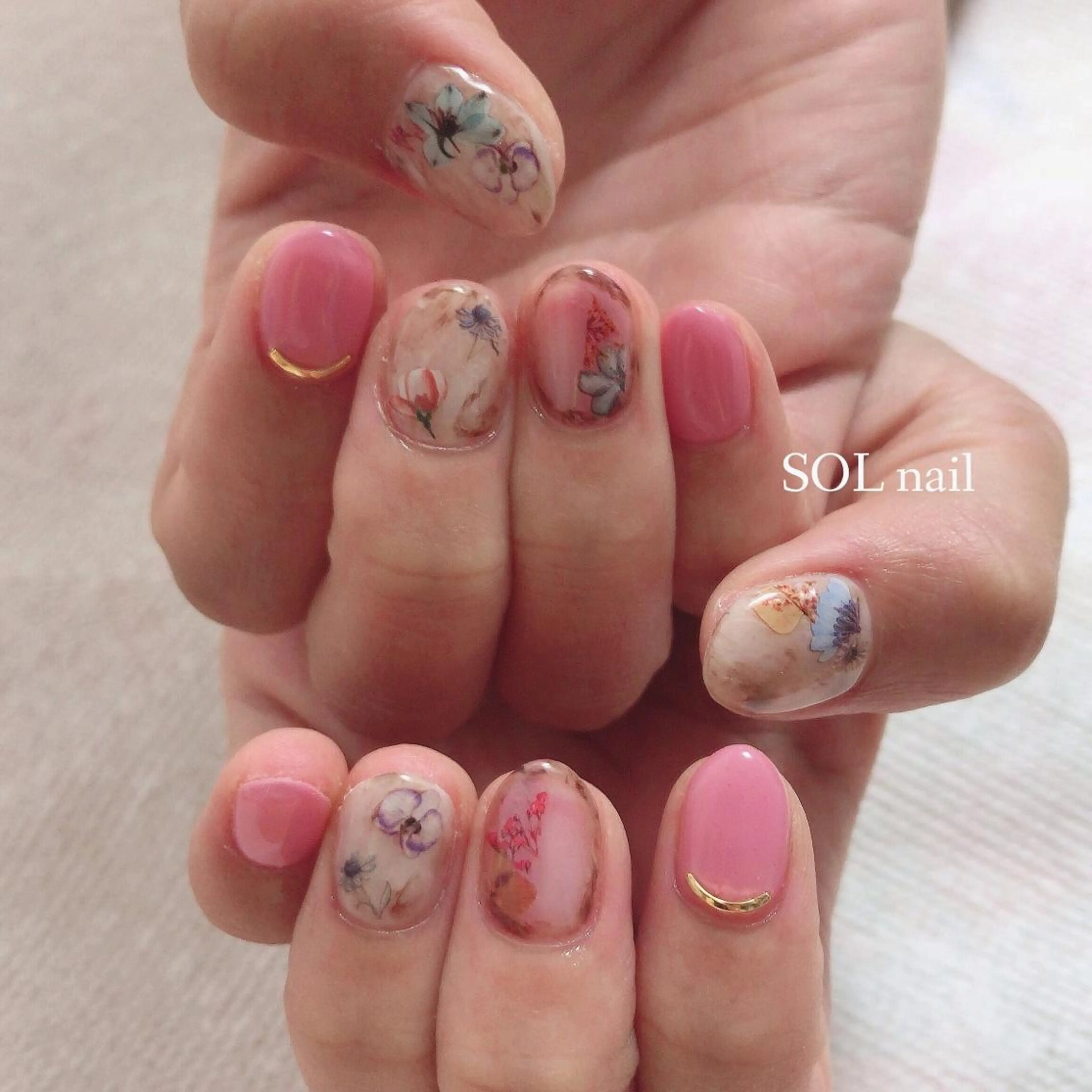 ネイル ハンドネイル SOL NAILのネイルデザイン