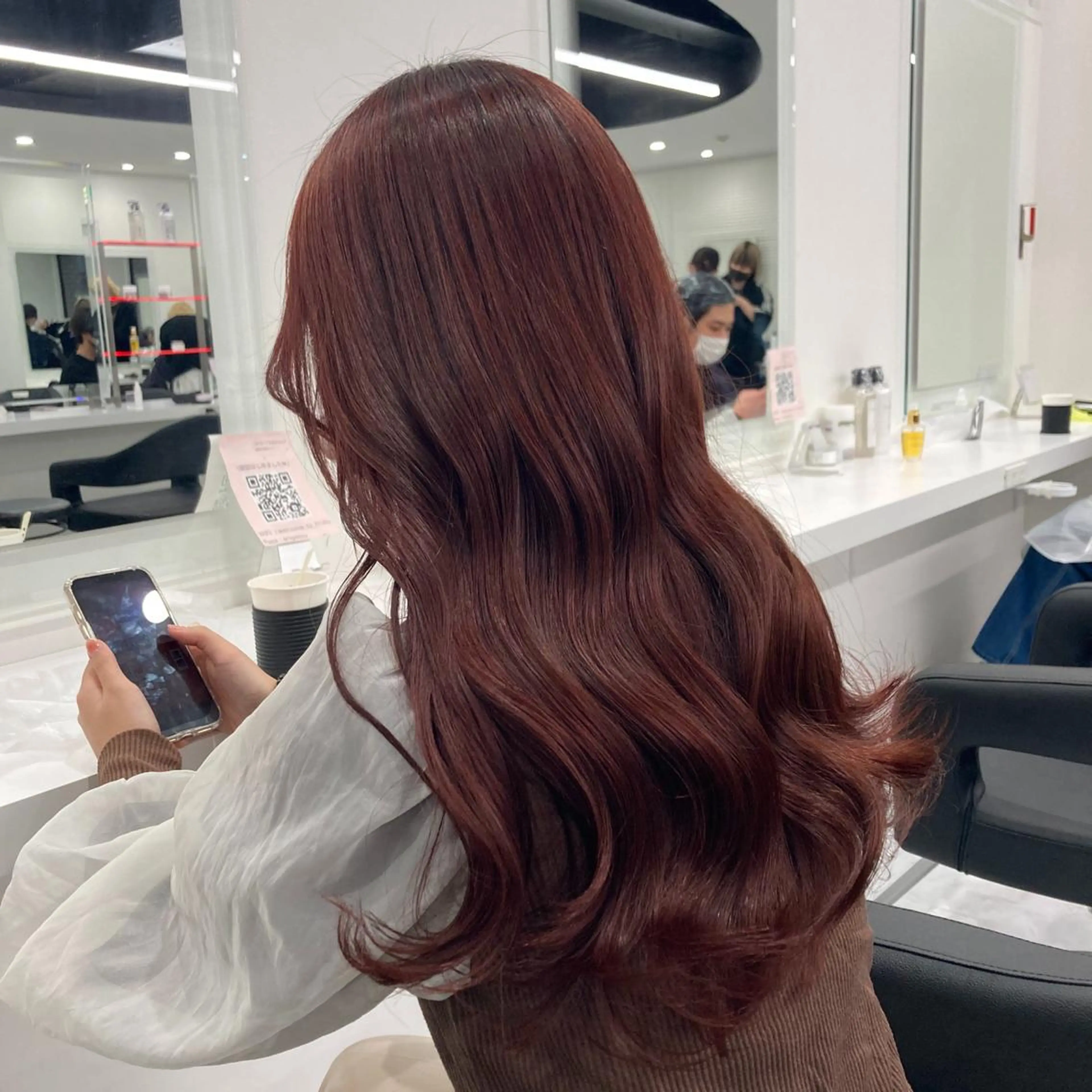 カラー ブリーチなし透明感 💗RYOTAのヘアスタイル
