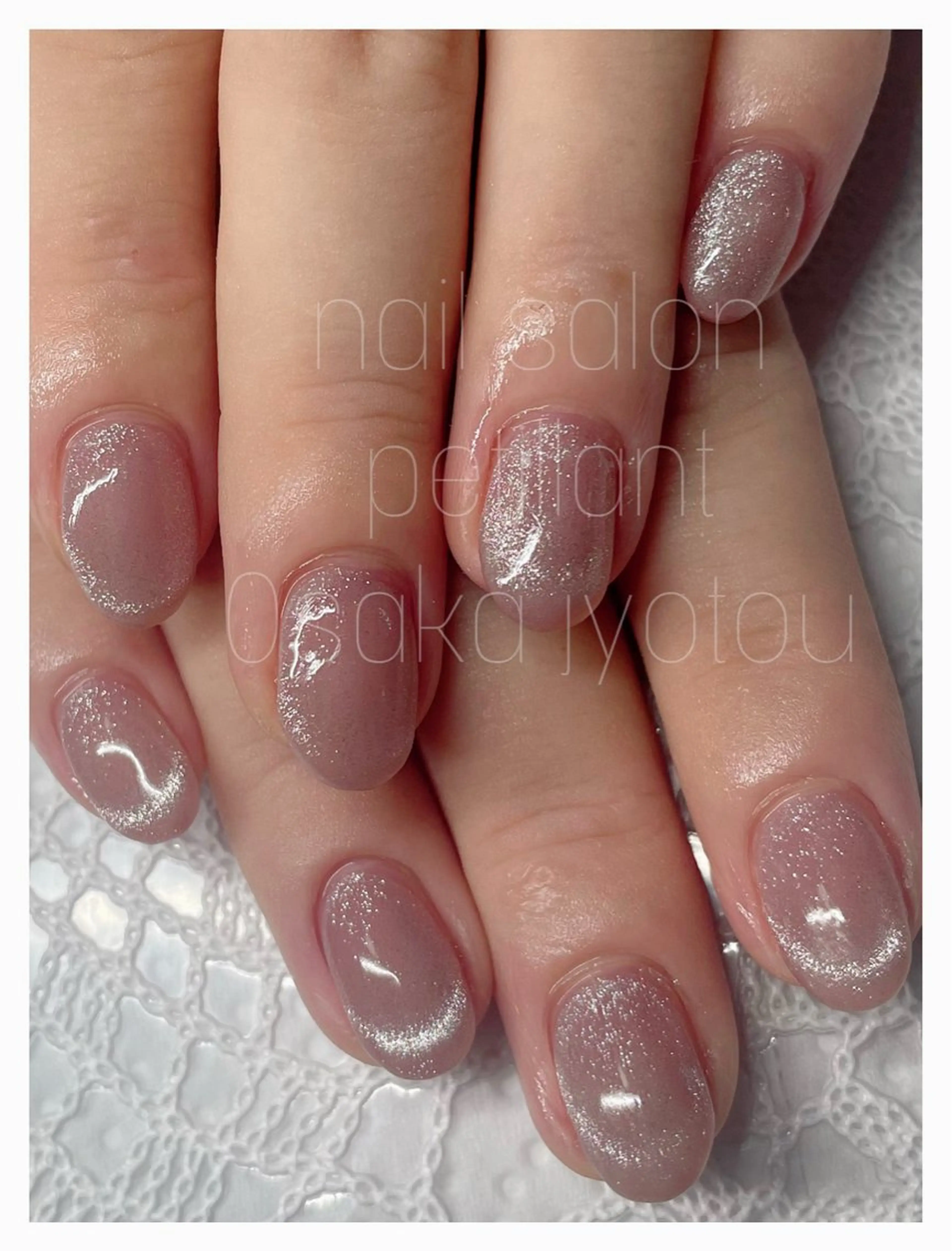 ネイル アートネイル フレンチネイル マグネットネイル マグネットフレンチ ショートネイル petillant所属・nail salon petillantのネイルデザイン