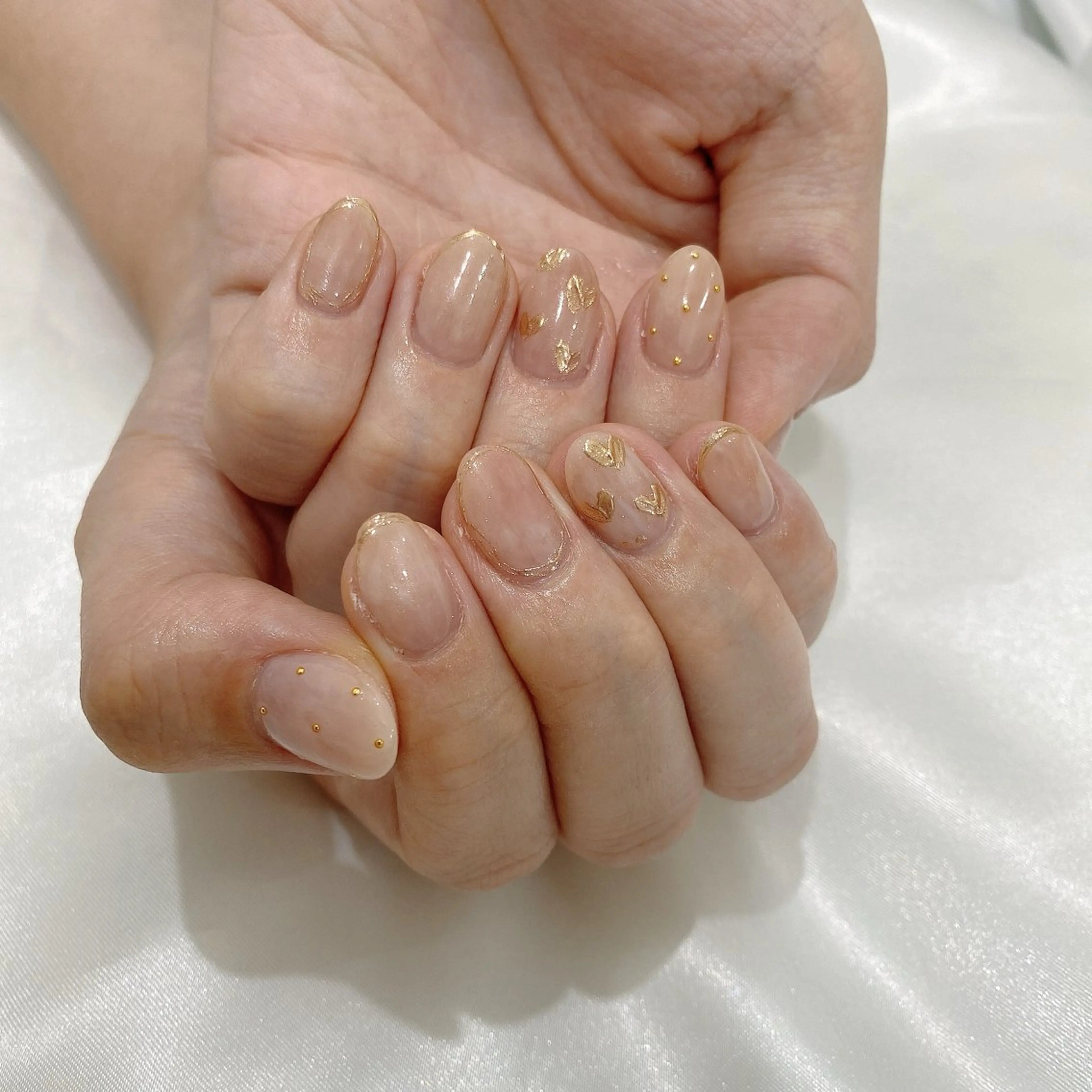 ネイル ミラーネイル ハンドネイル SOL NAILのネイルデザイン