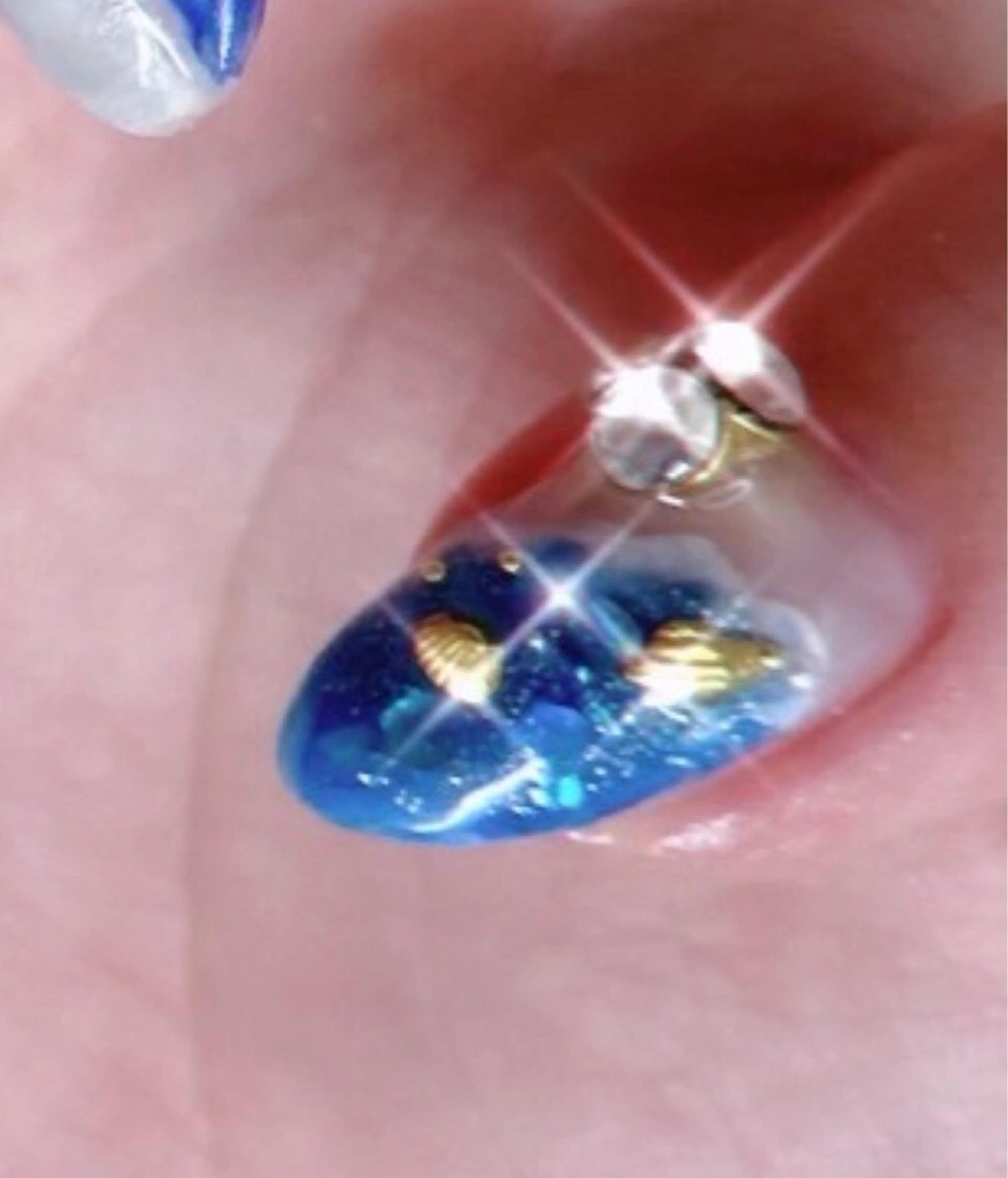 ネイル フットネイル フレンチネイル ジェルネイル ガラスフレンチ 韓国ネイル 大門浜松町 ネイルのネイルデザイン