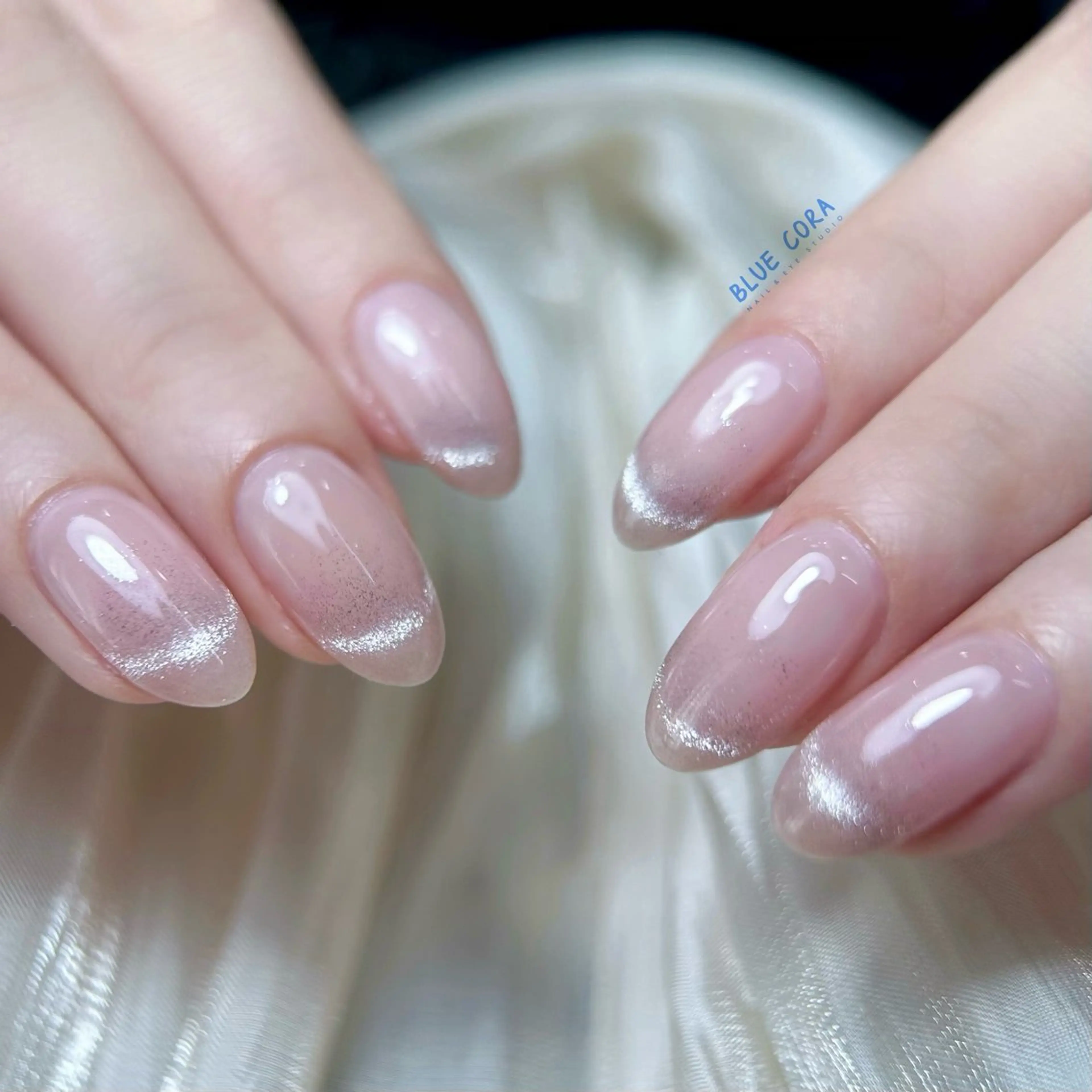 ネイル クリアネイル ハンドネイル ハンドケア BLUE CORAのネイルデザイン