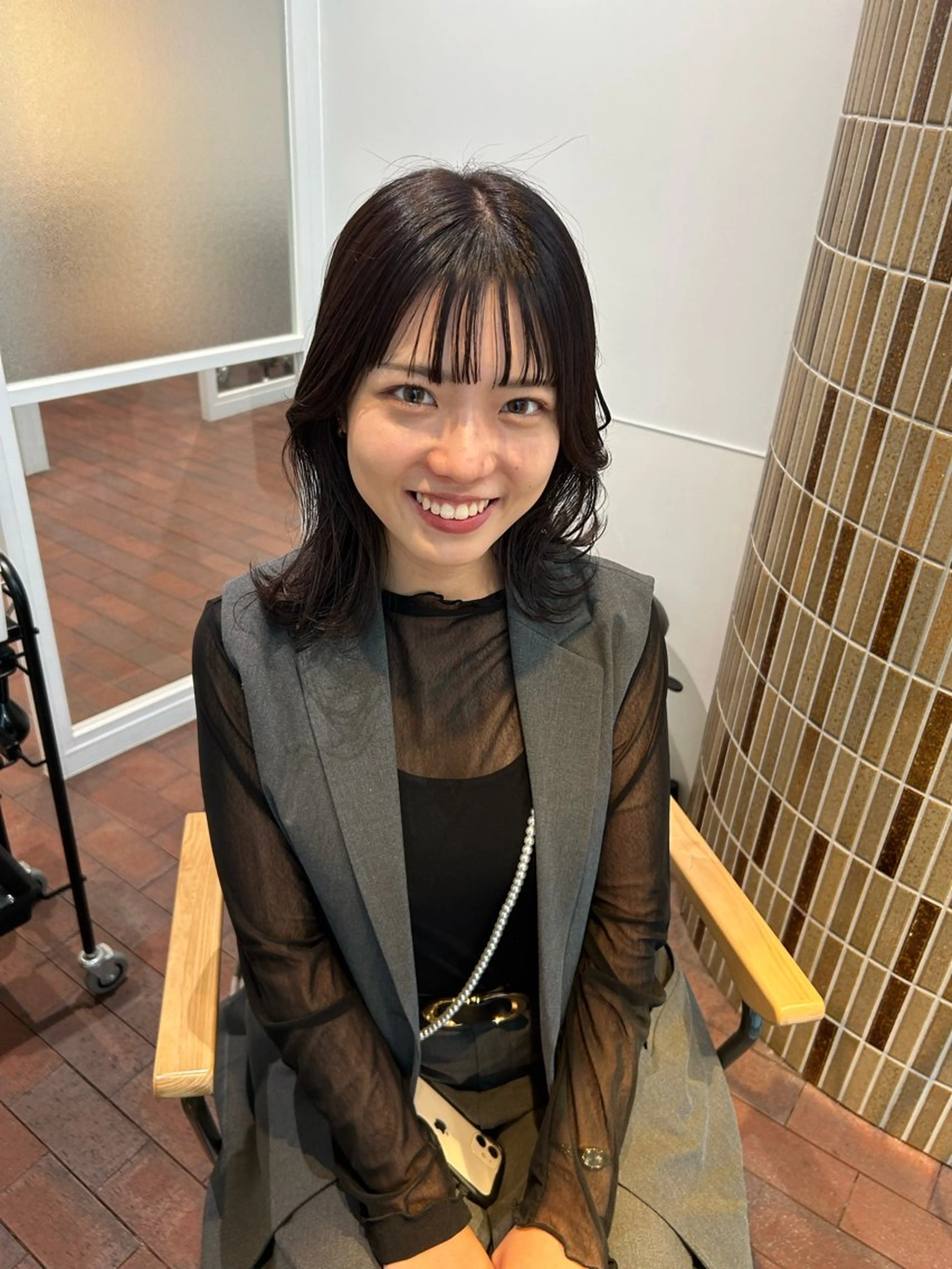 ミディアム カラー CURIO/南船場 /RIN💈🍎のヘアスタイル