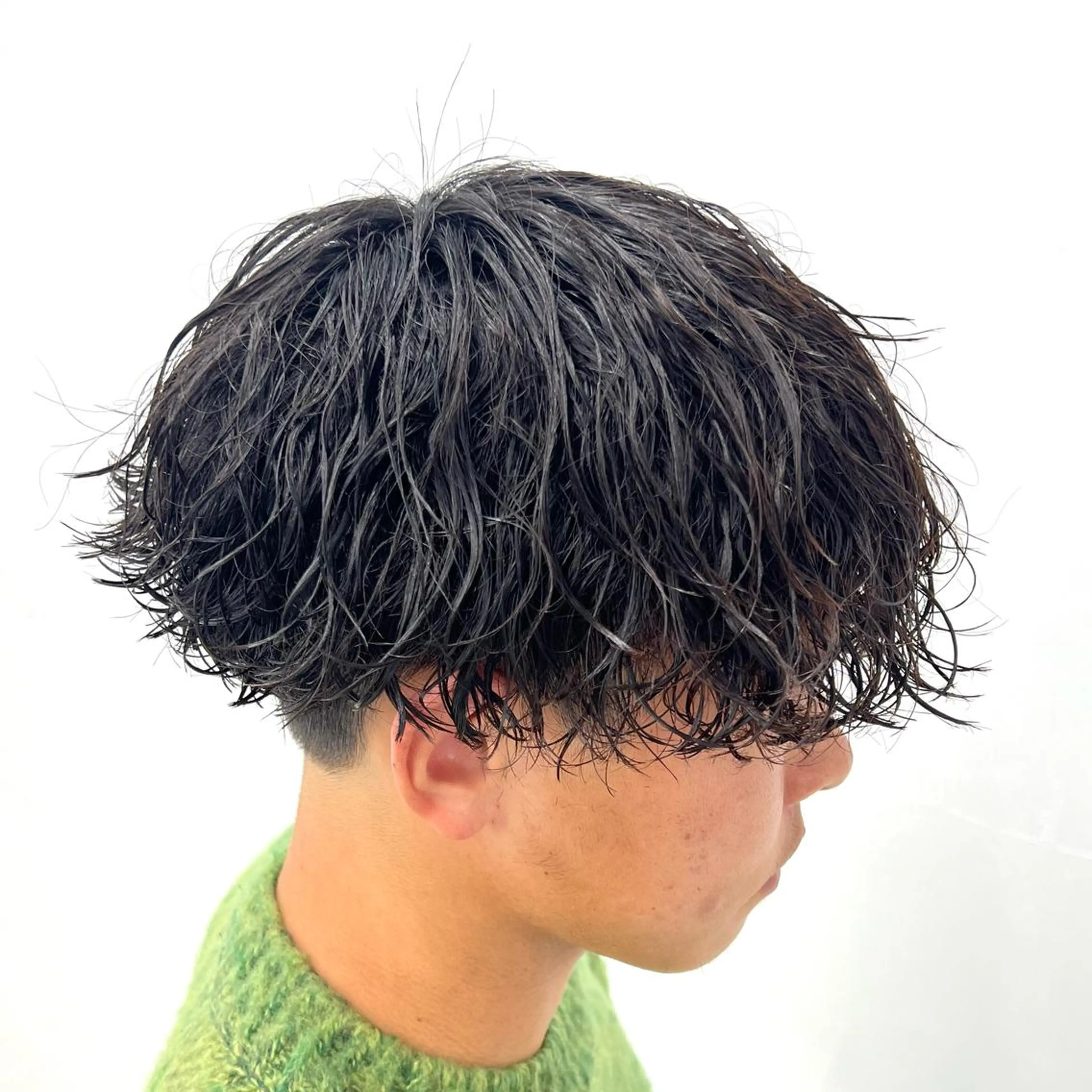 ショート パーマ メンズ 柏メンズカットパーマ NO.1タイチのヘアスタイル