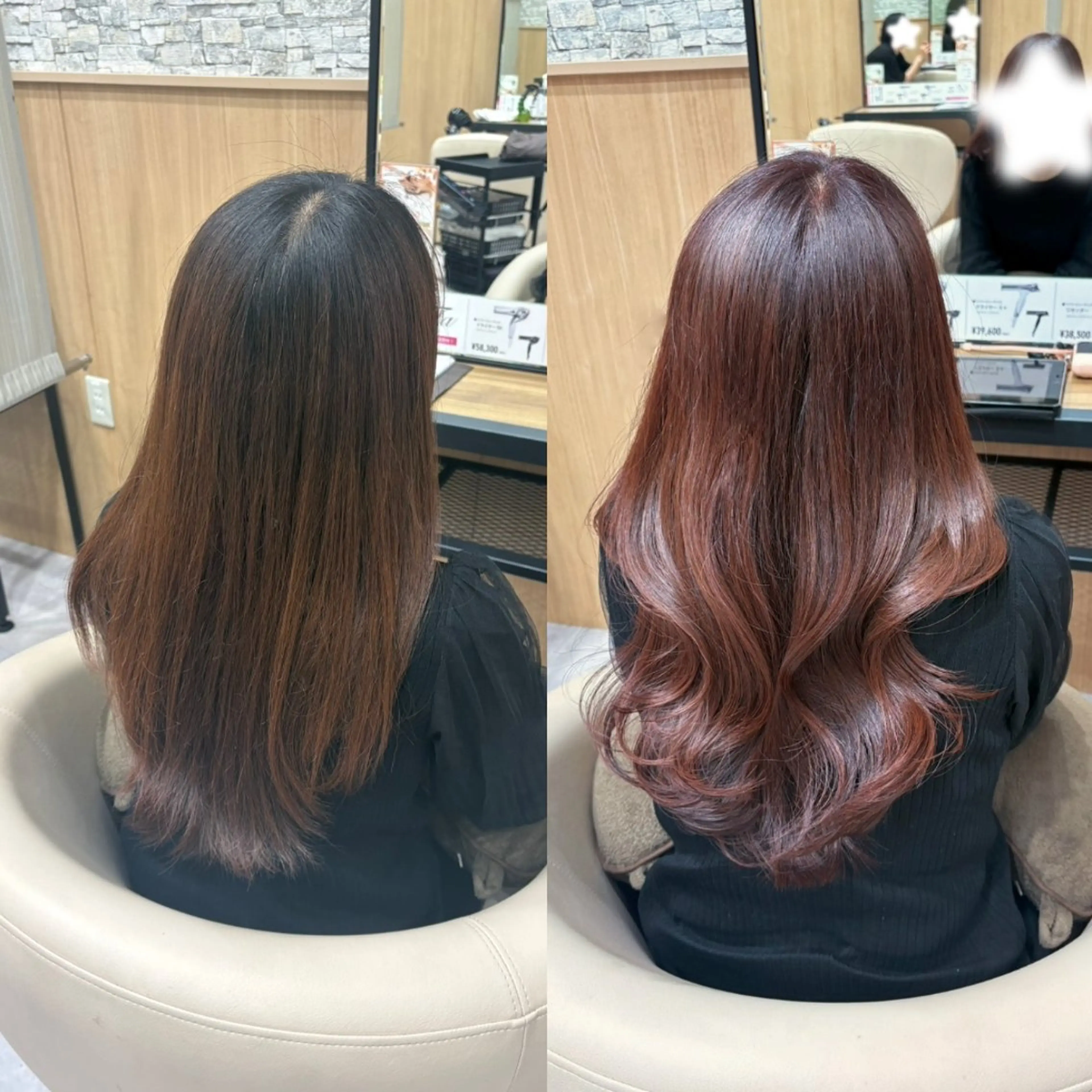 カラー カット ヘアカラー 透明感カラー️🫧‪ ℝ𝕚𝕟𝕒のヘアスタイル