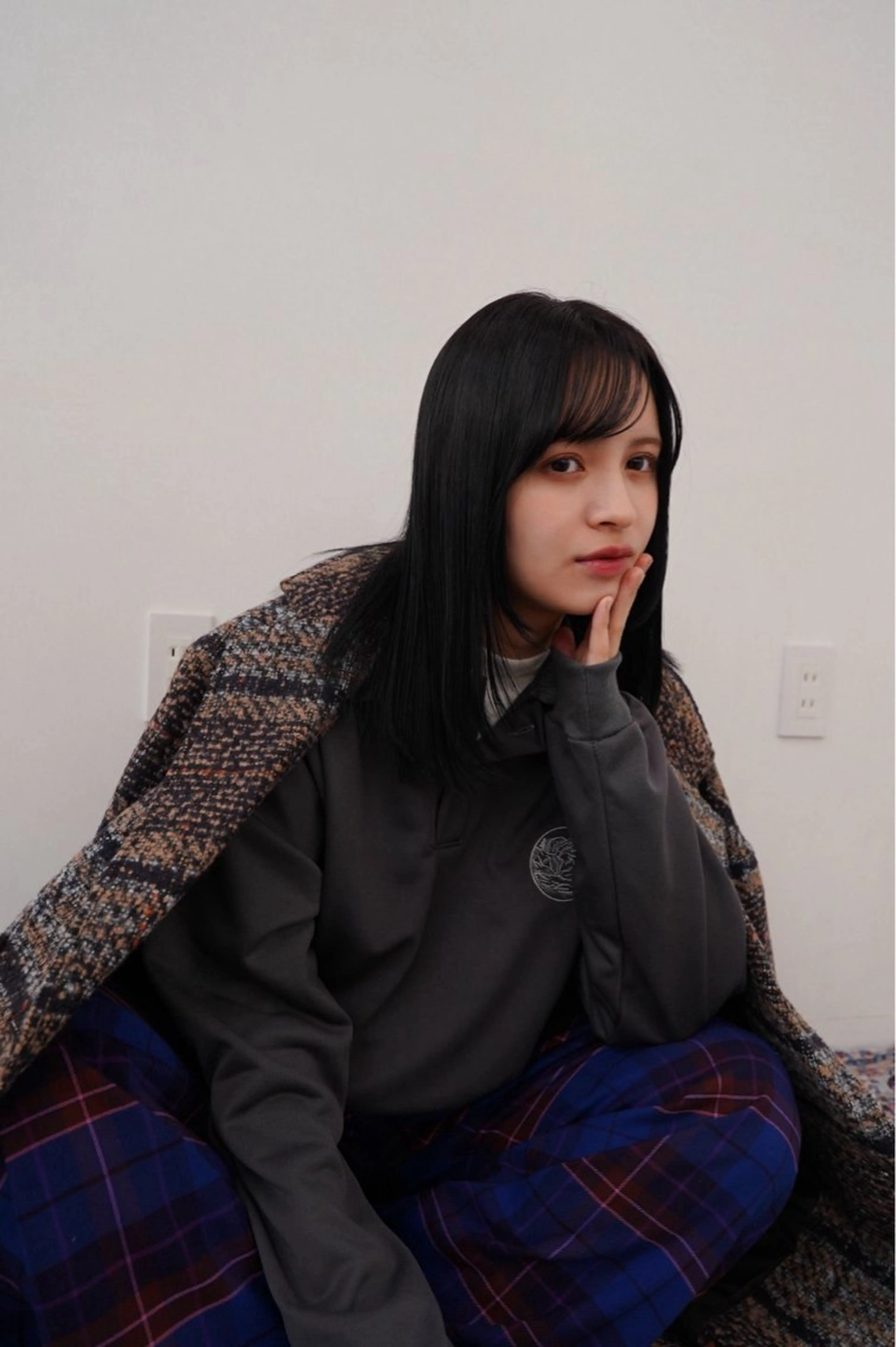 ミディアム カラー さとう あやかのヘアスタイル