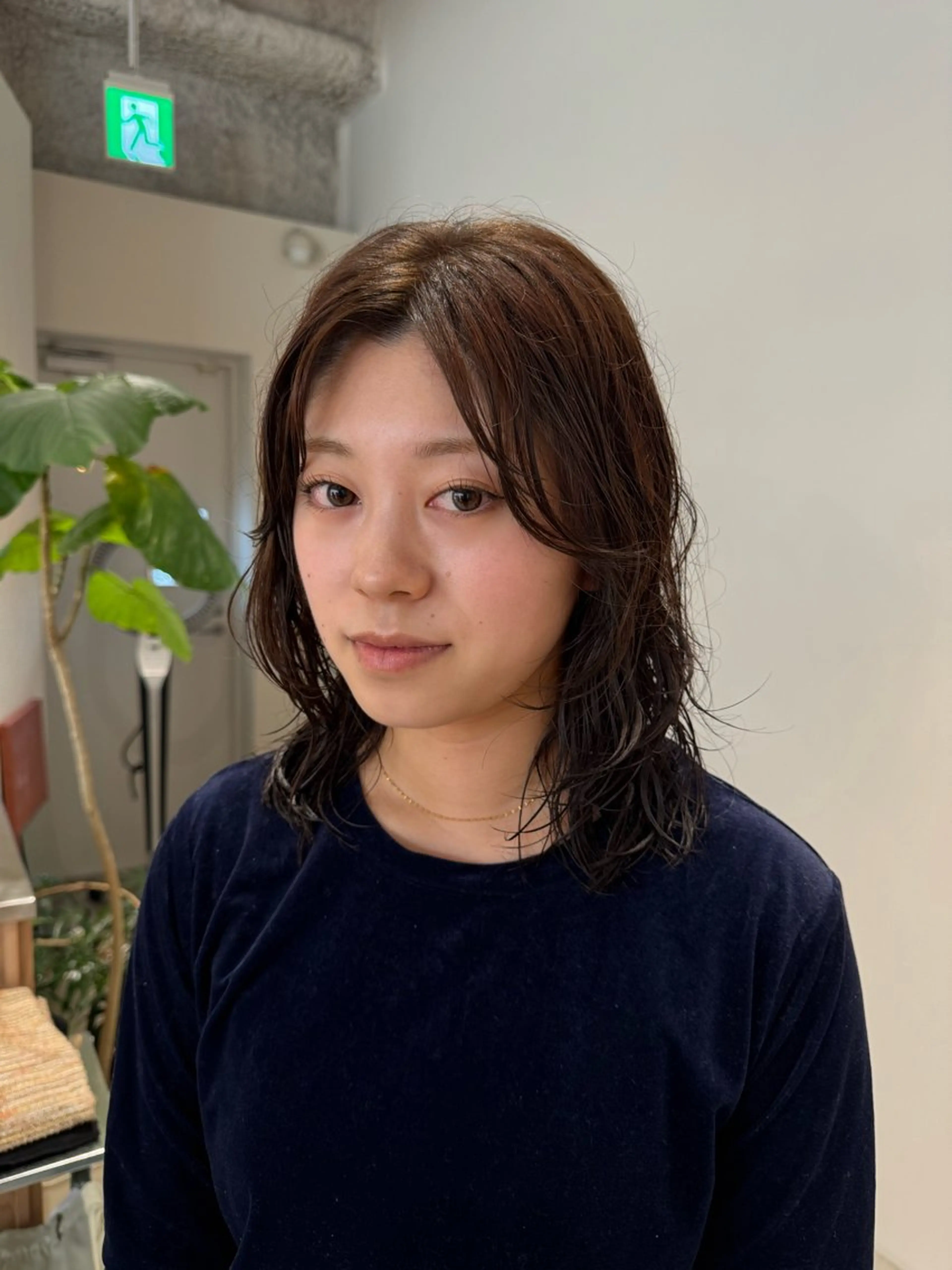 ミディアム カラー カット ヘアカラー トリートメント 村田 茉優のヘアスタイル