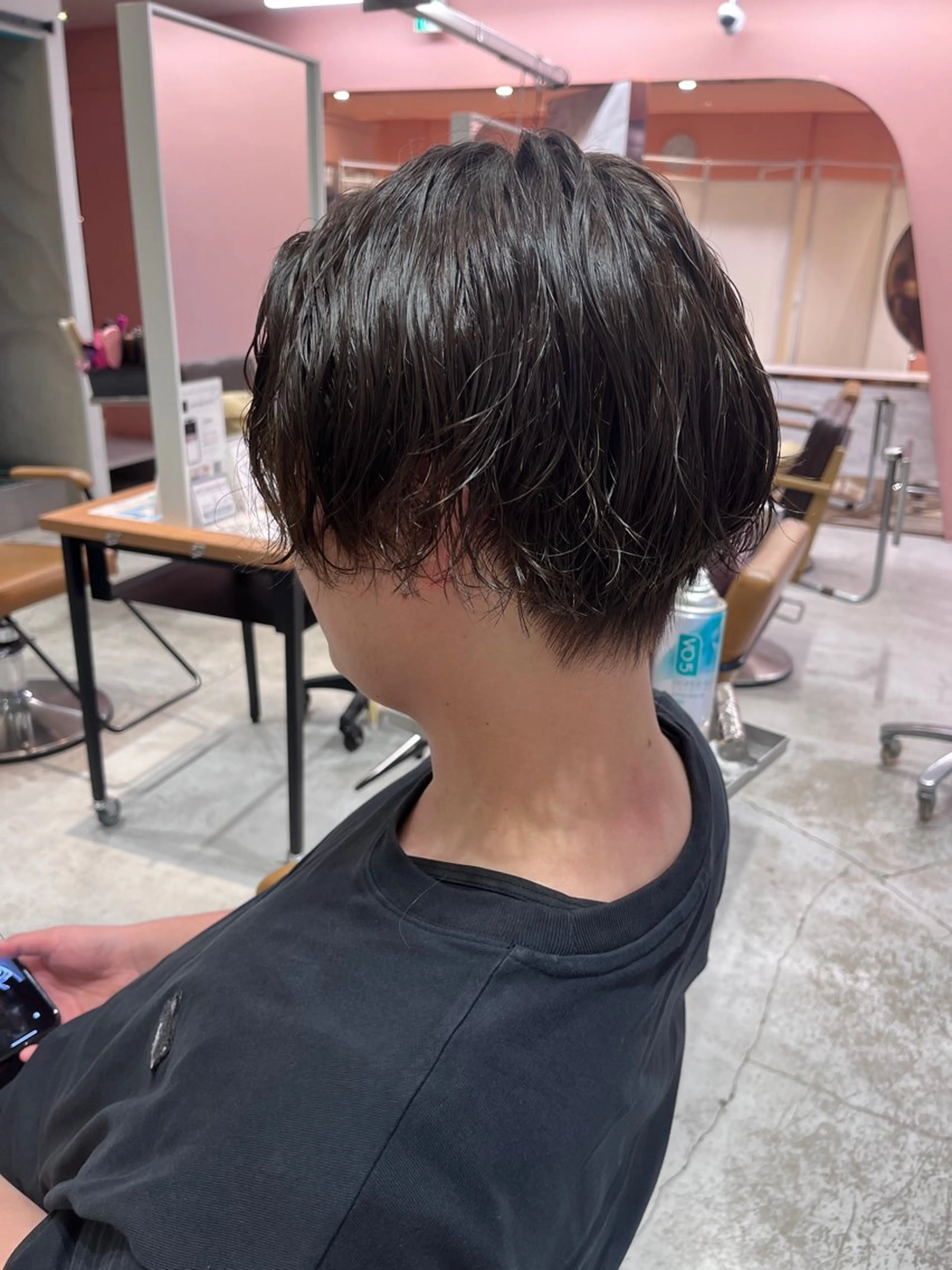 パーマ メンズ カット パーマ 大阪韓国メンズ特化 LUNAのヘアスタイル