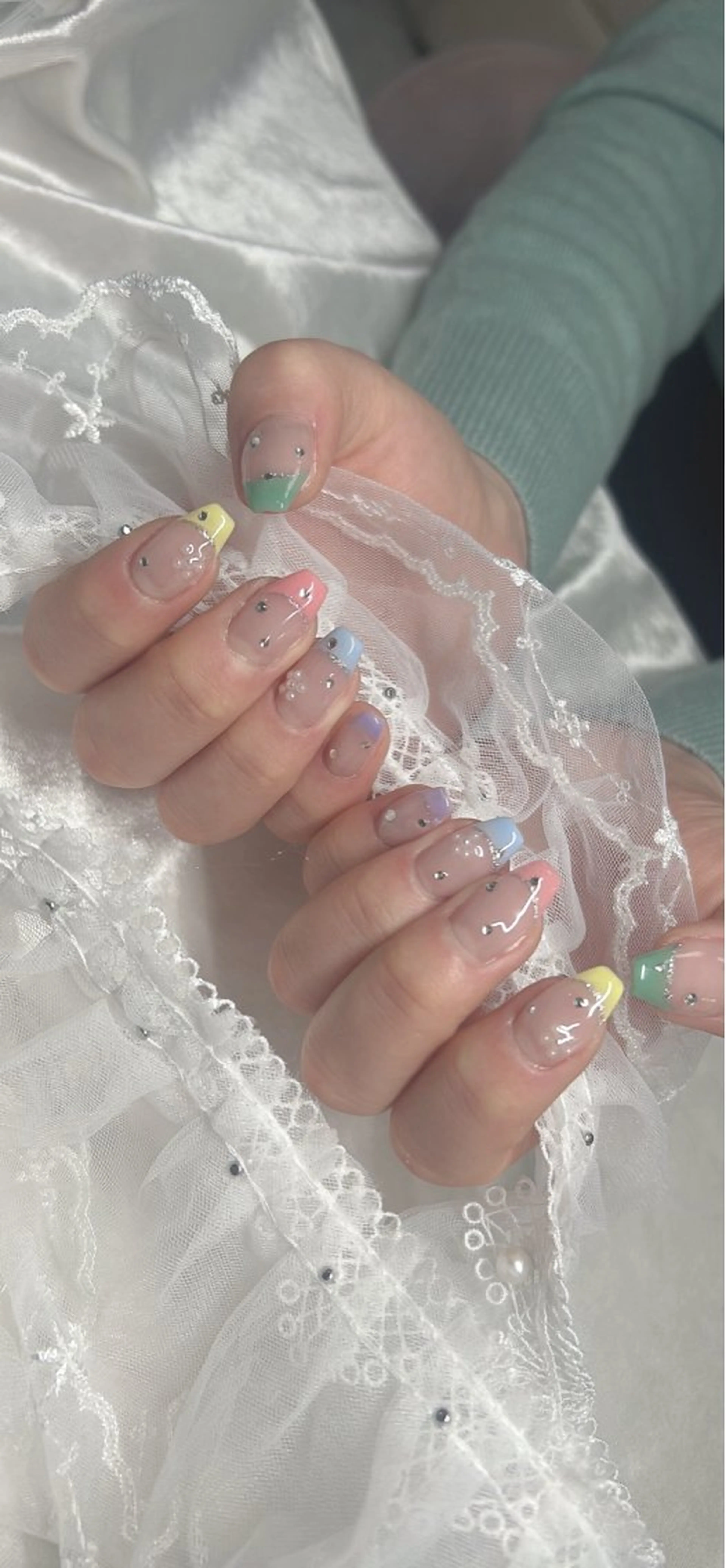 ネイル フレンチネイル ハンドネイル Bestnail所属・Best Nail Yu🎀🫧のネイルデザイン