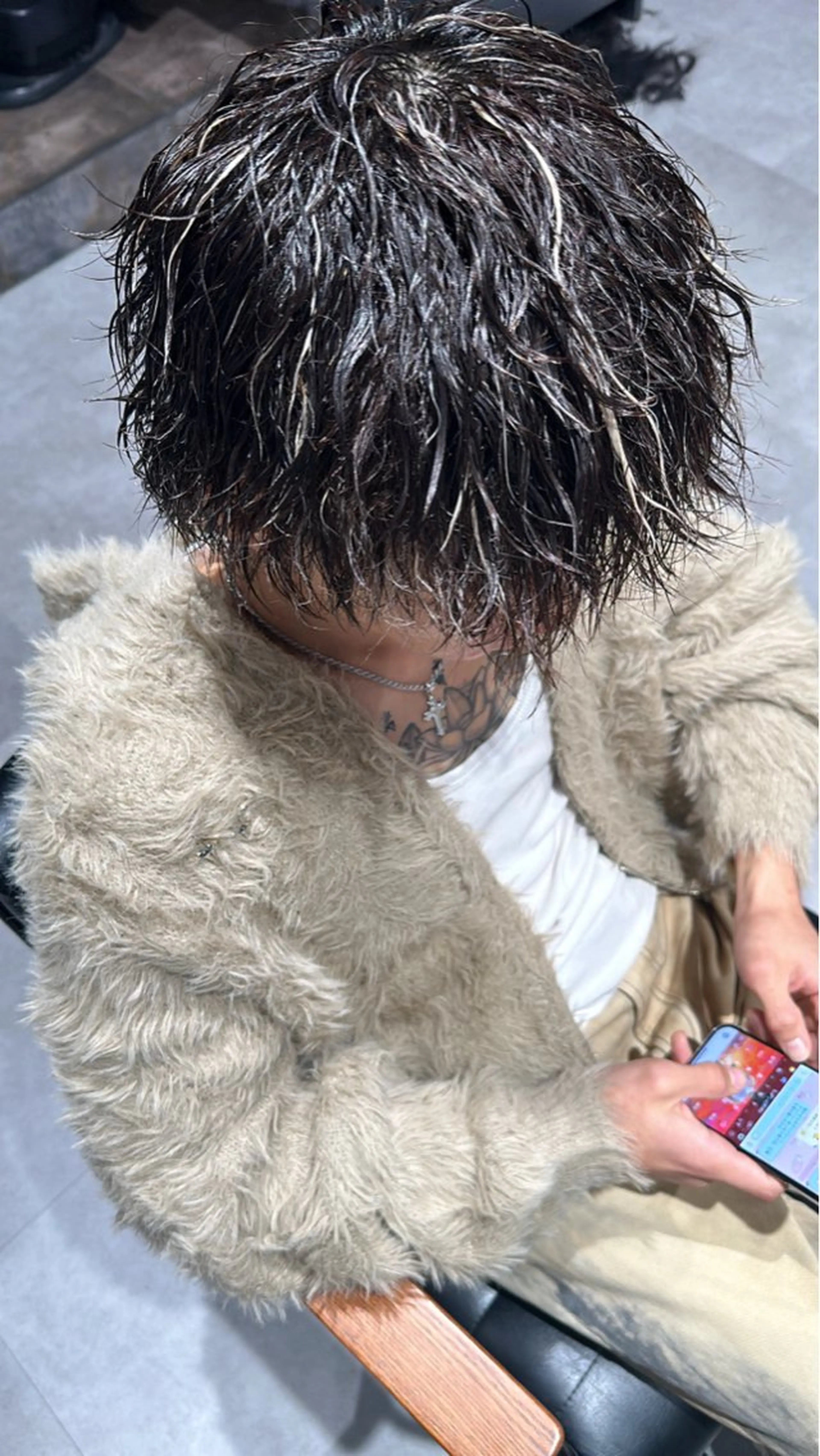 ショート パーマ ヘアアレンジ メンズ メンズヘア静岡 ✂︎Ryuheiのヘアスタイル