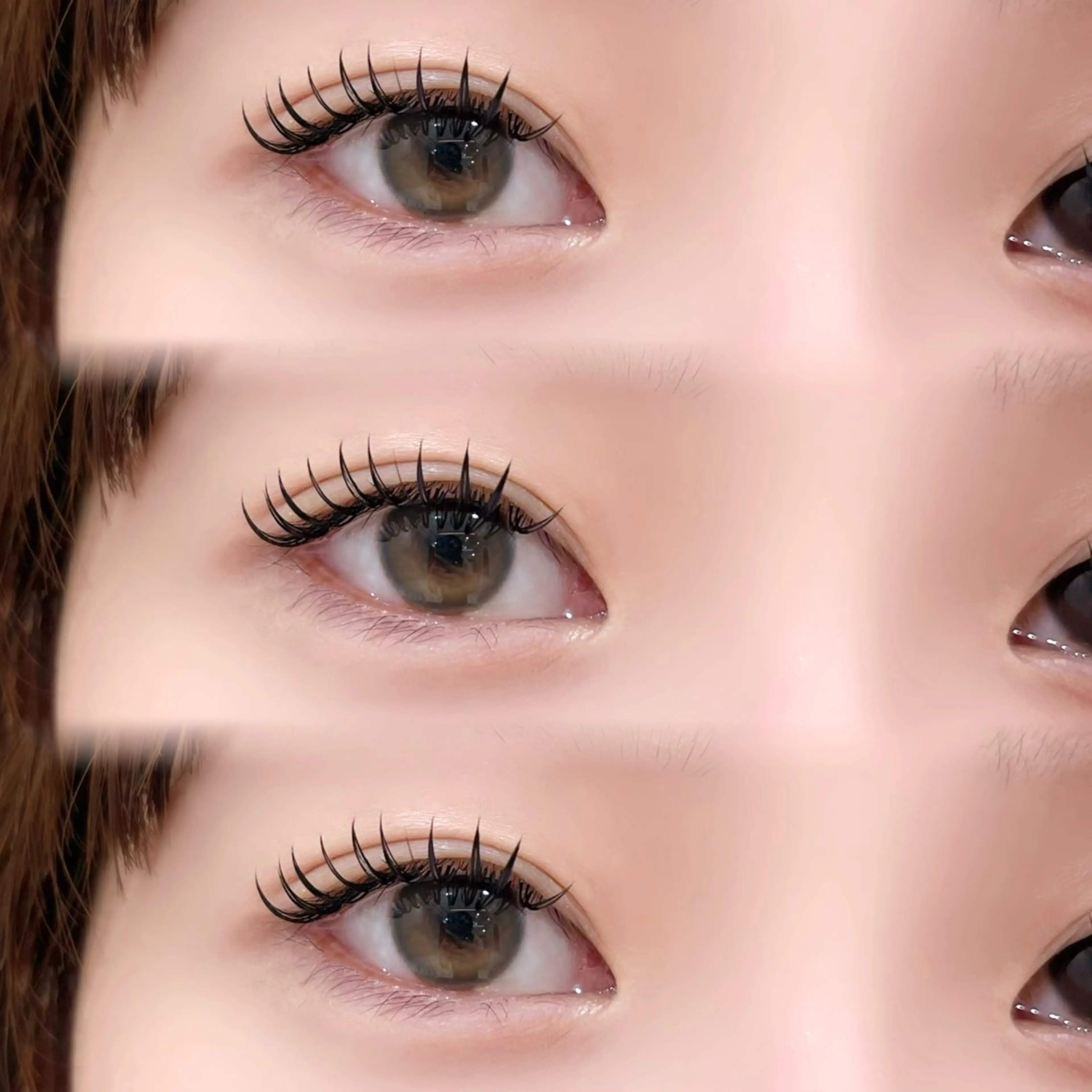 《マツエク》ダブルフラットラッシュ50束【100本】（初回オフ込み）の写真