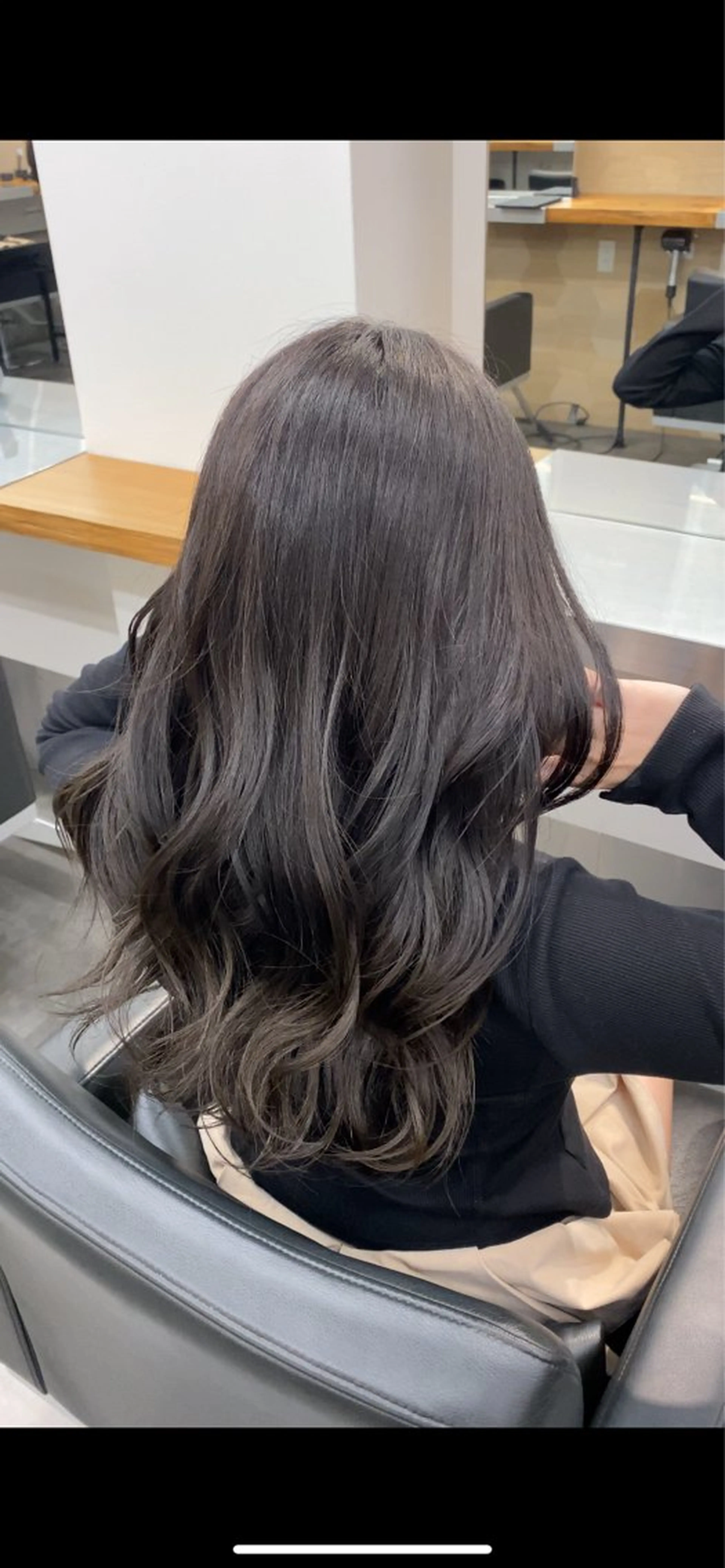 ロング 中橋 愛子のヘアスタイル