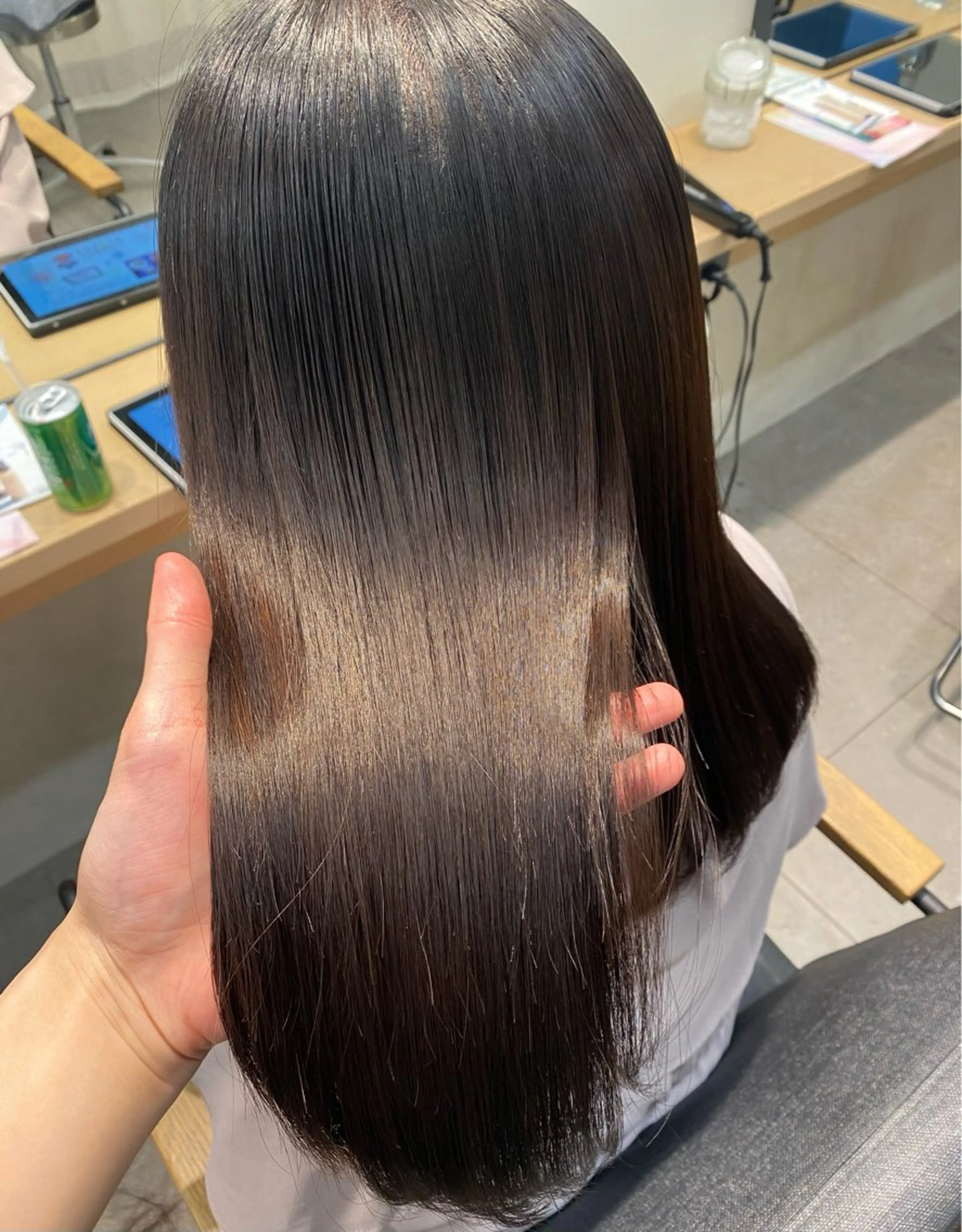 カラー 縮毛矯正 トリートメント マンツーマン施術🌷 透明感/HIKARIのヘアスタイル