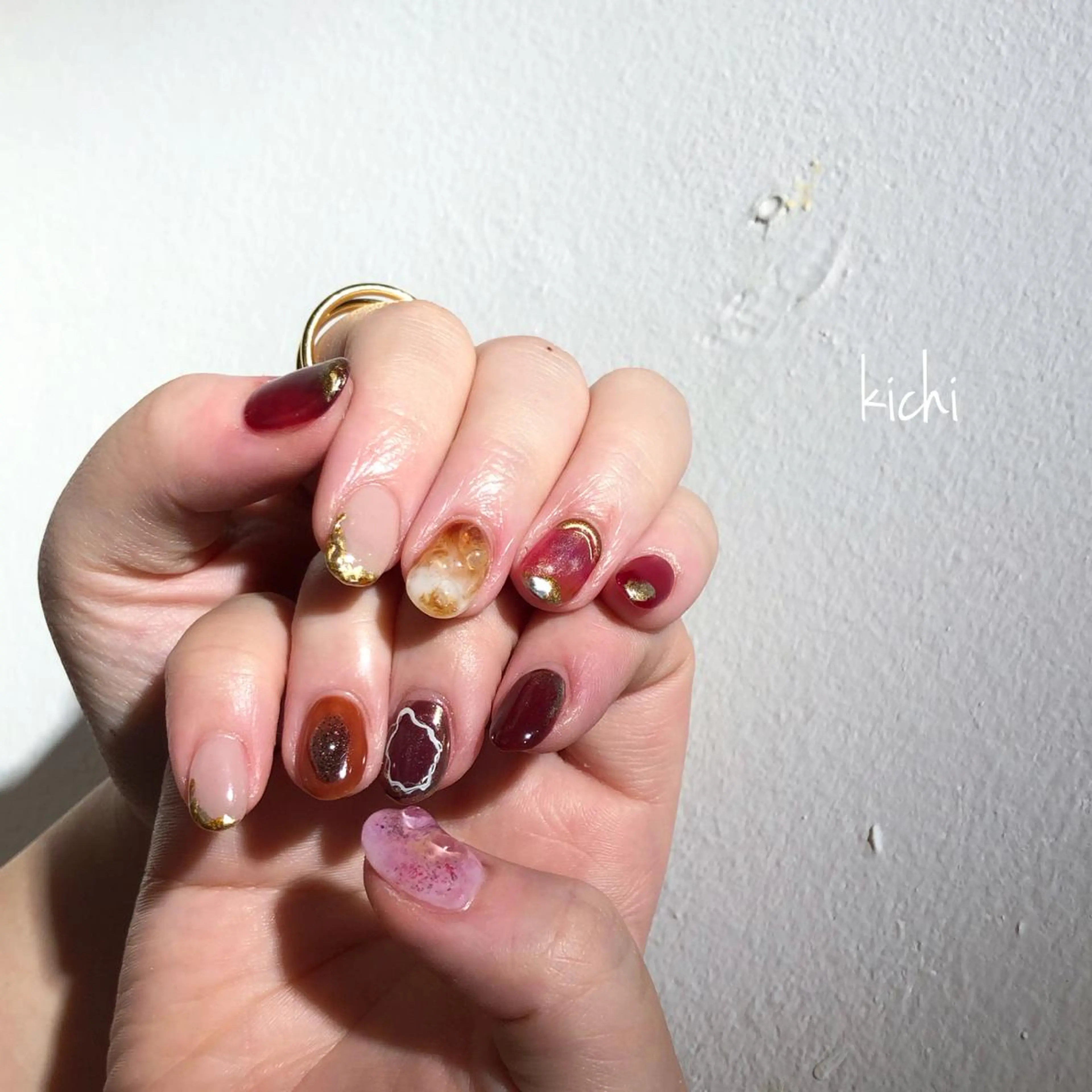 ネイル kichi･: *のネイルデザイン