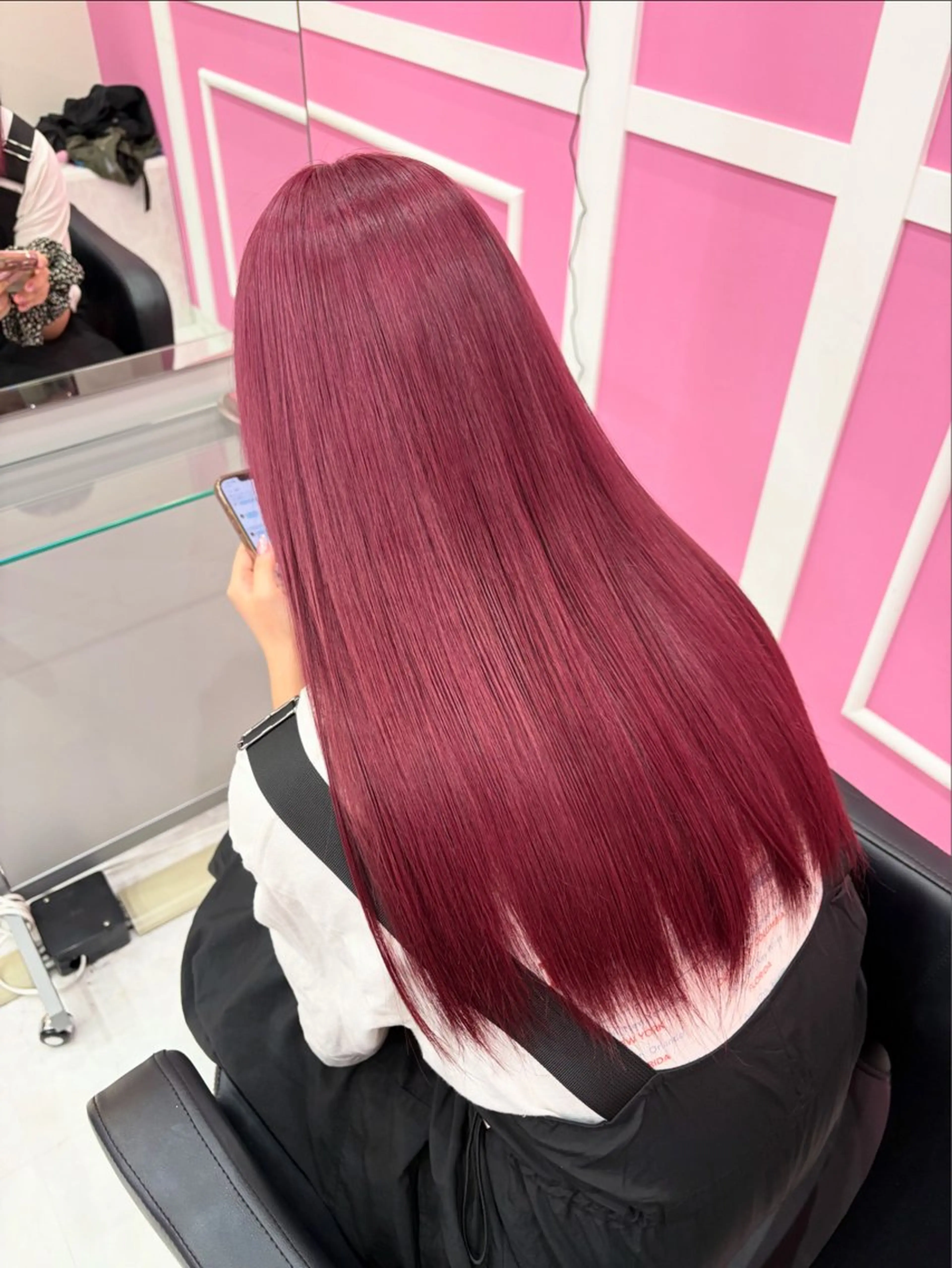 ロング カラー HAIR E.S所属・ブリーチ⏳艶カラー Natsukiのヘアスタイル