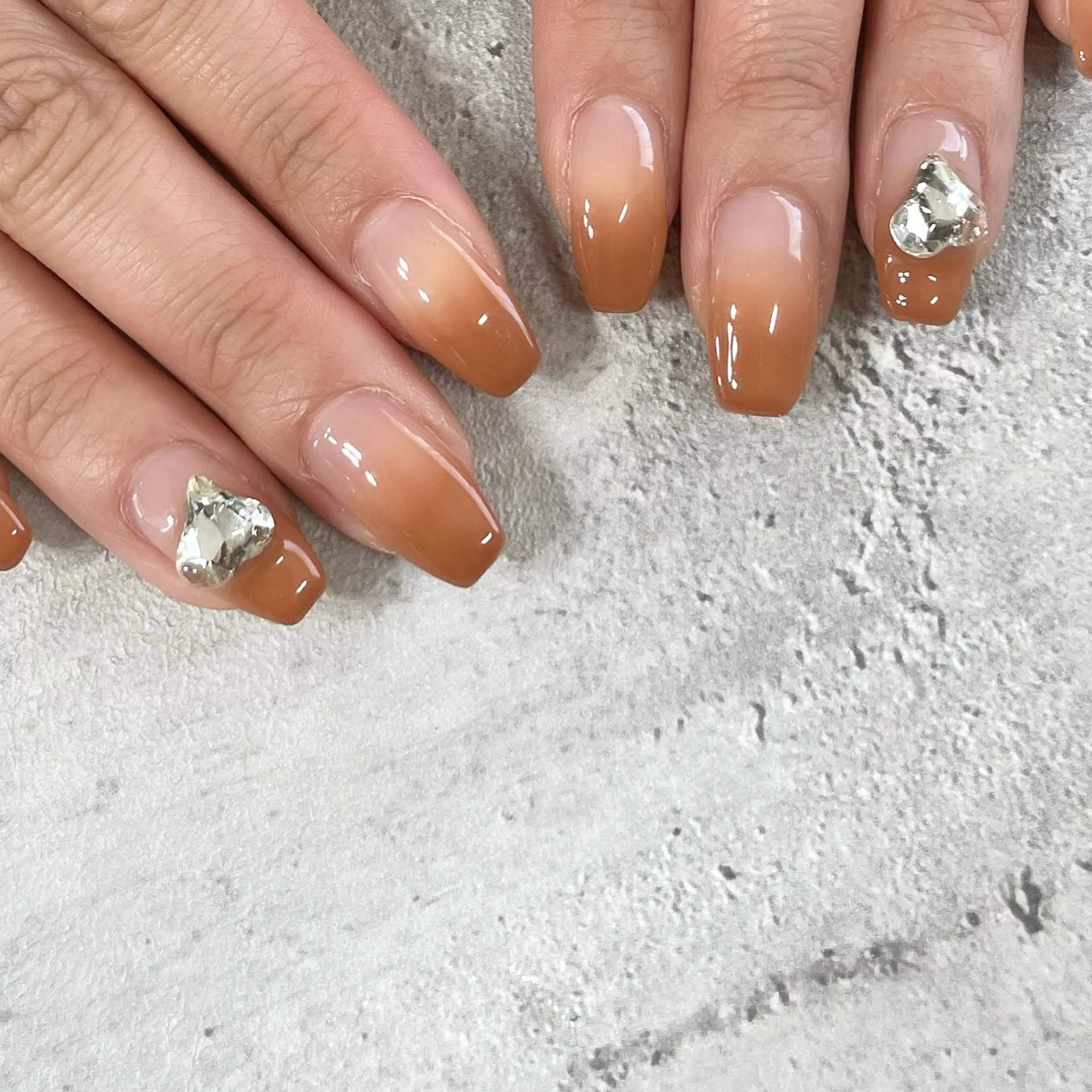 ネイル ハート 東 千夏のネイルデザイン