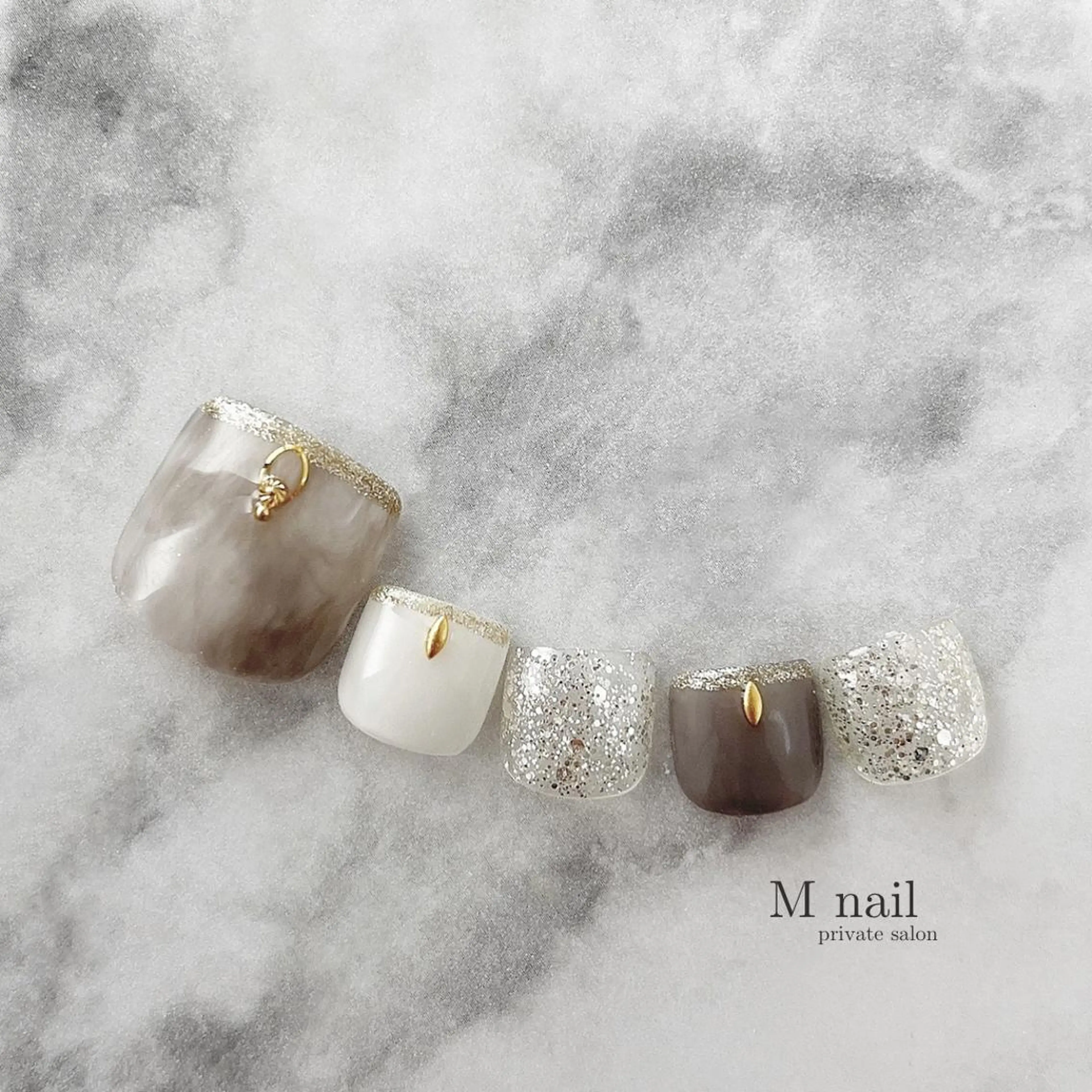 ネイル フットネイル M　nail所属・M nailのネイルデザイン