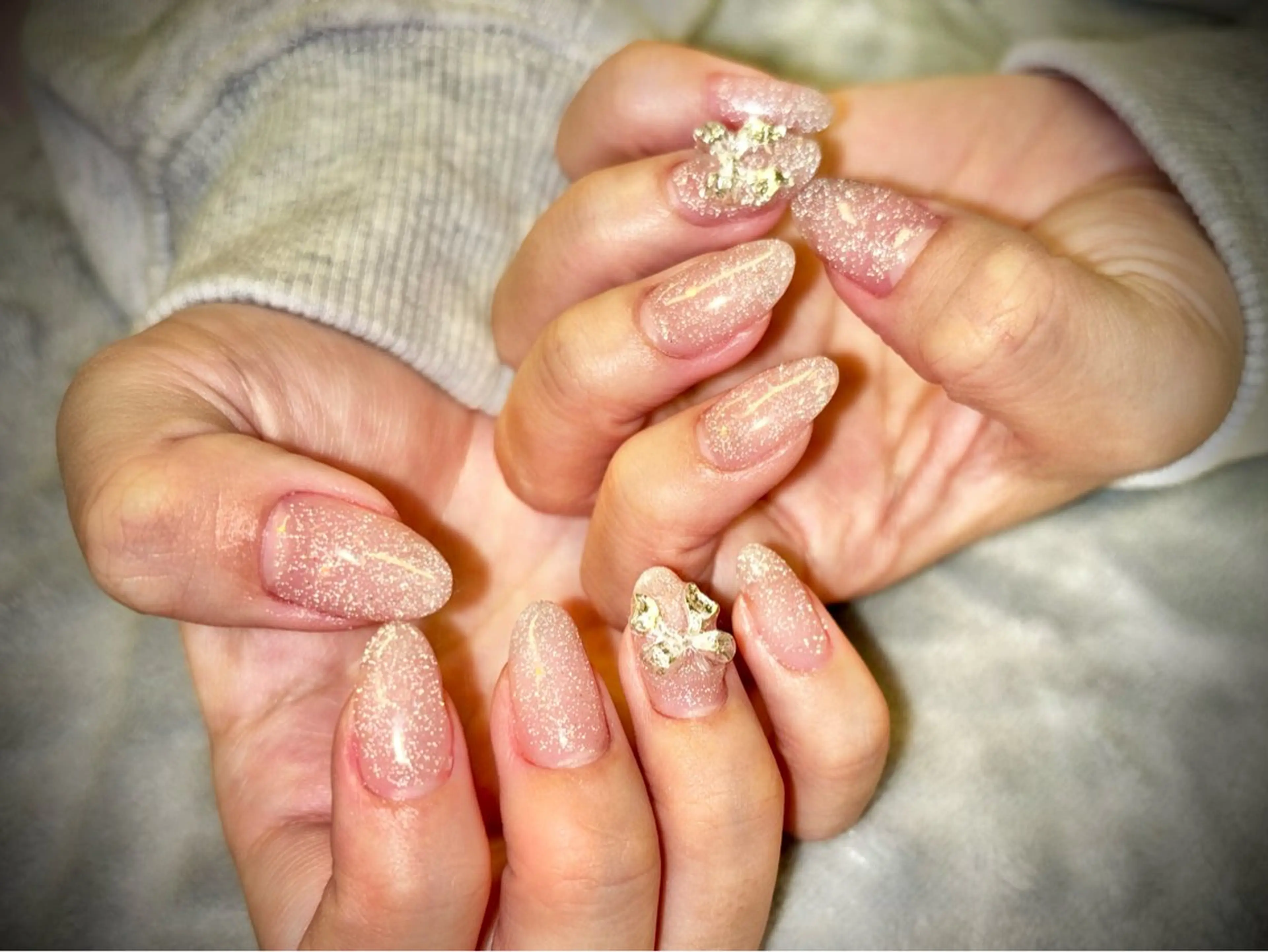 ネイル フラッシュネイル ラメ(グリッター) ハンドネイル tete. nailのネイルデザイン