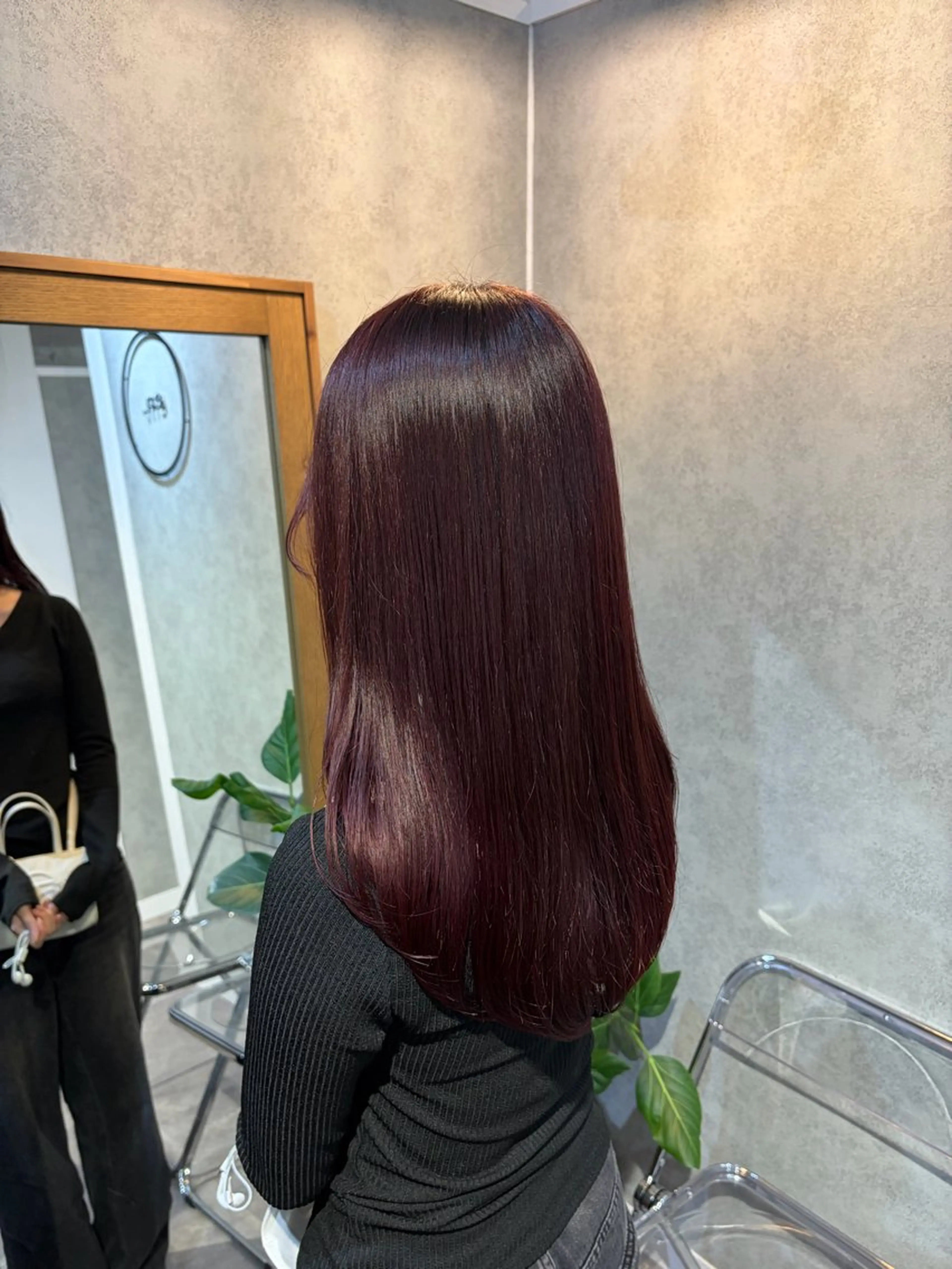 【ダメージ90%カット✨】前髪cut➕プレミアムケアカラー➕Aujua treatment💝の写真