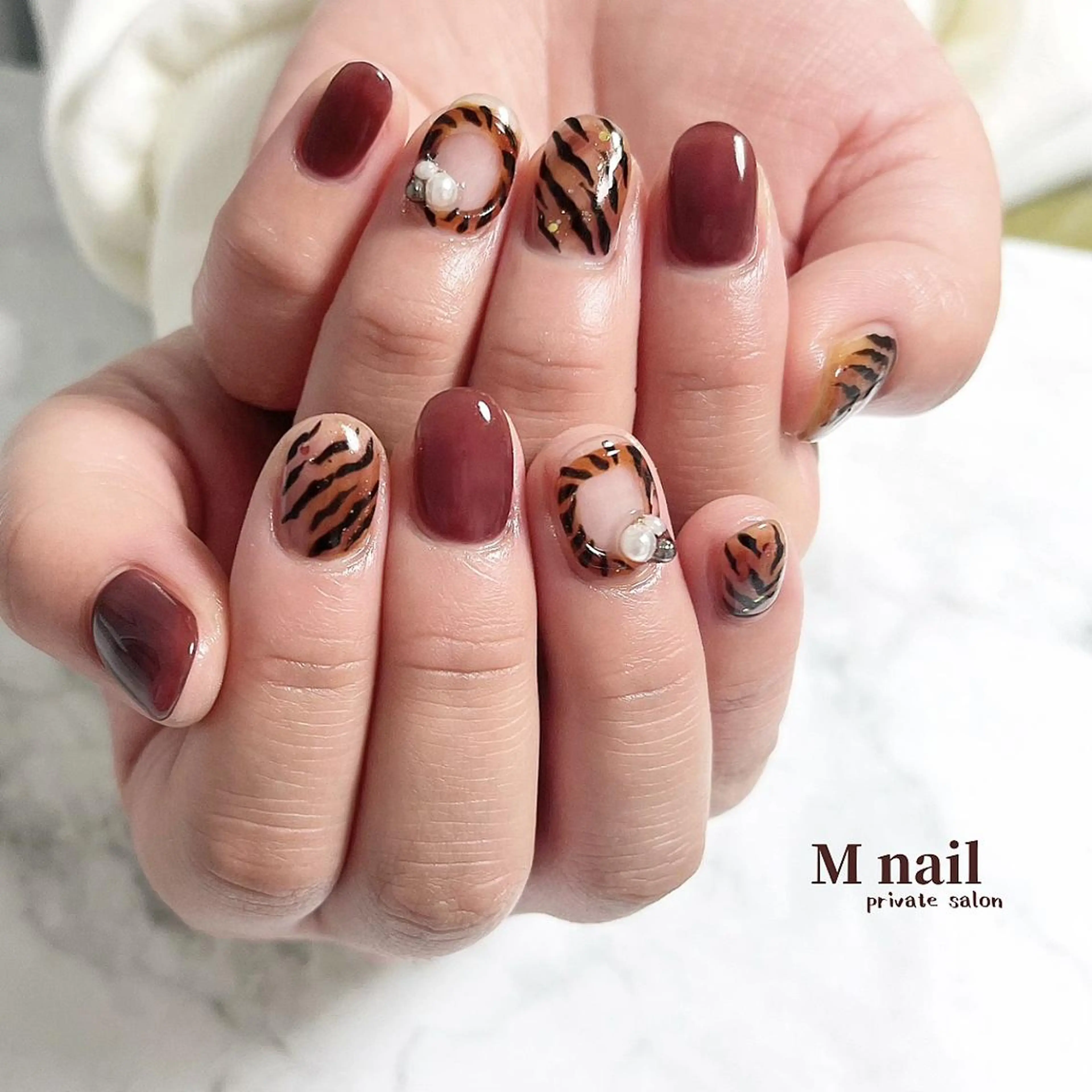 ネイル 持ち込み ハンドネイル M　nail所属・M nailのネイルデザイン