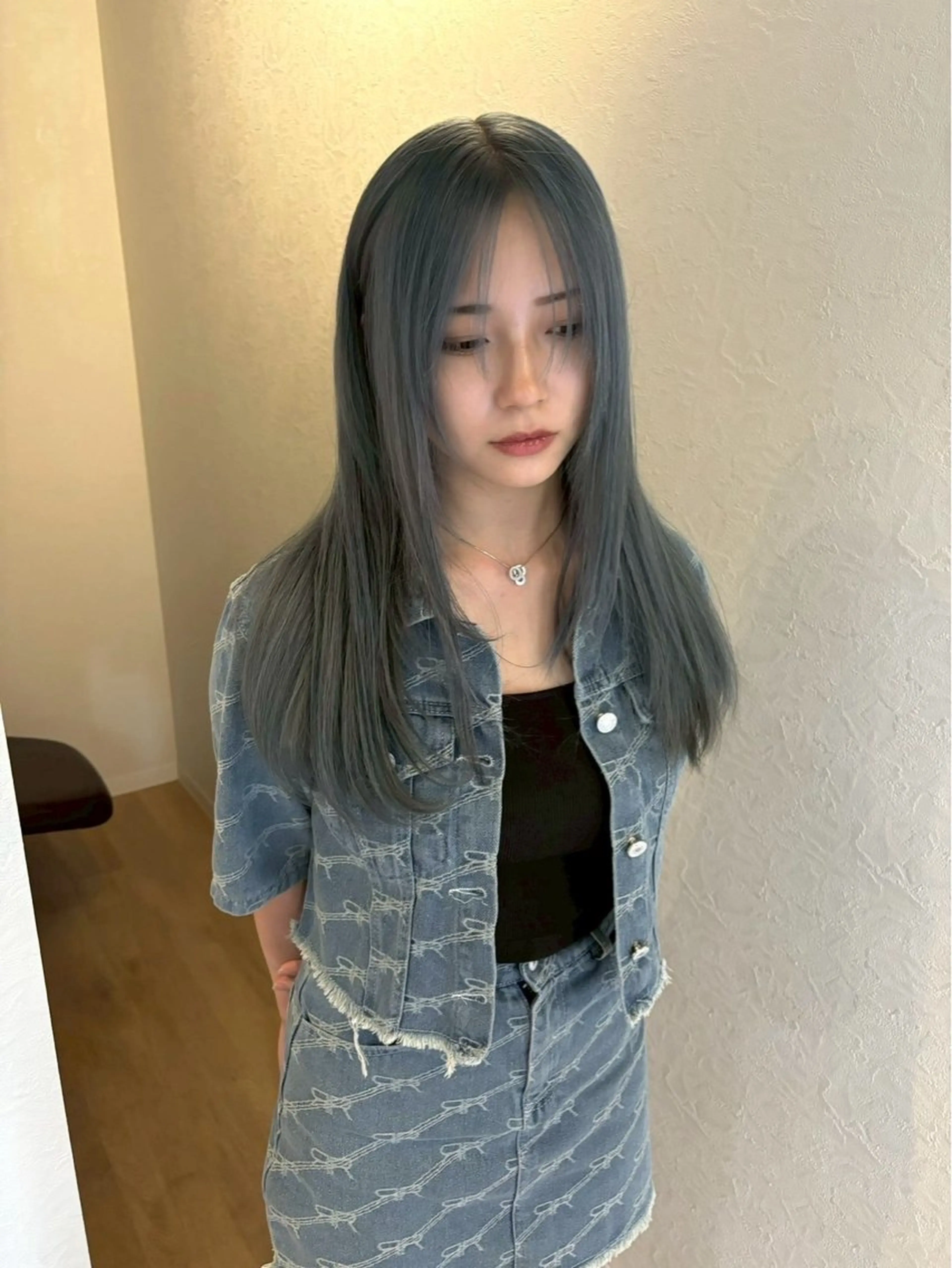 ロング maho/ブリーチ ミルクティー四条大宮のヘアスタイル