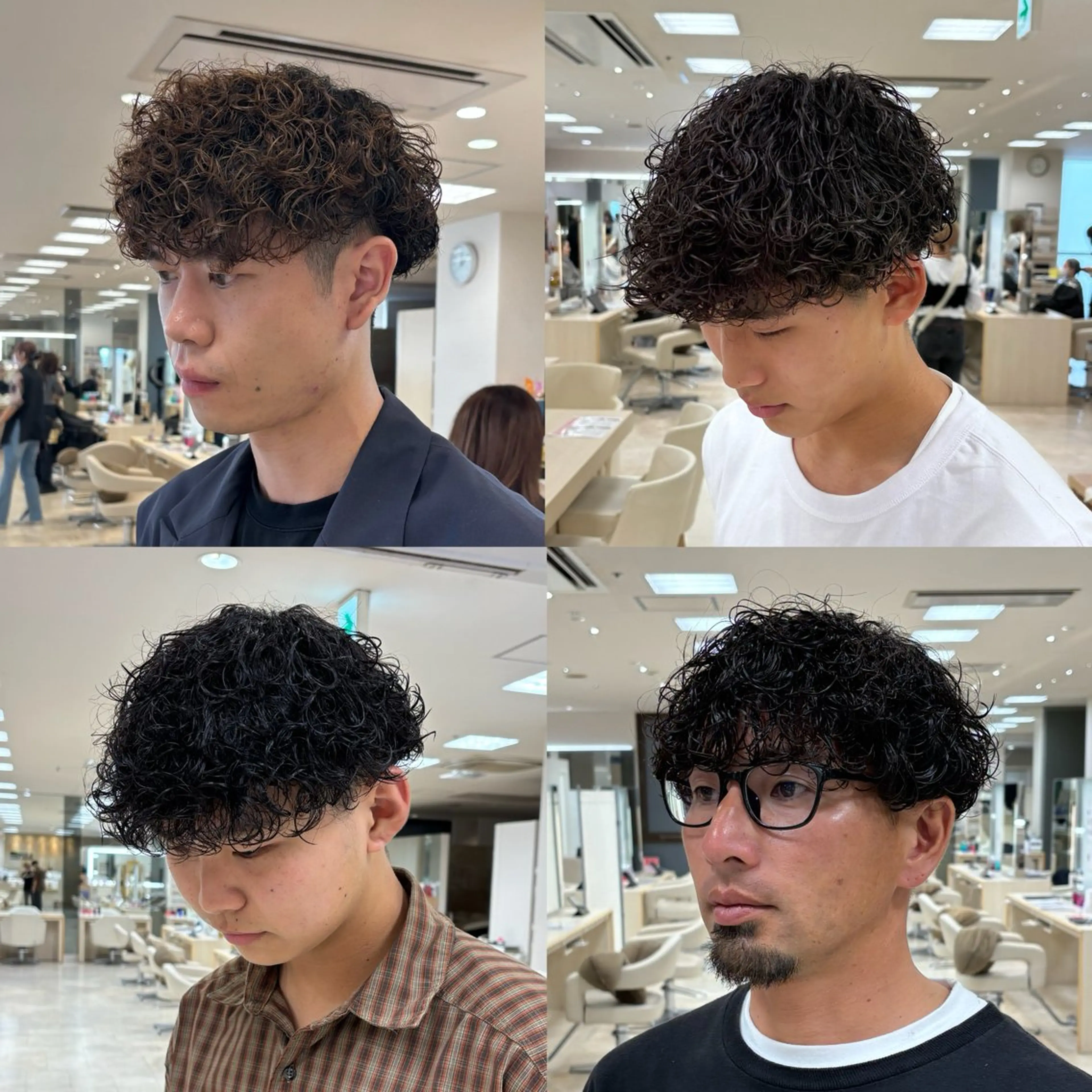 パーマ メンズ カット パーマ トリートメント 湘南/メンズパーマ/ ハイライト/ユチカのヘアスタイル